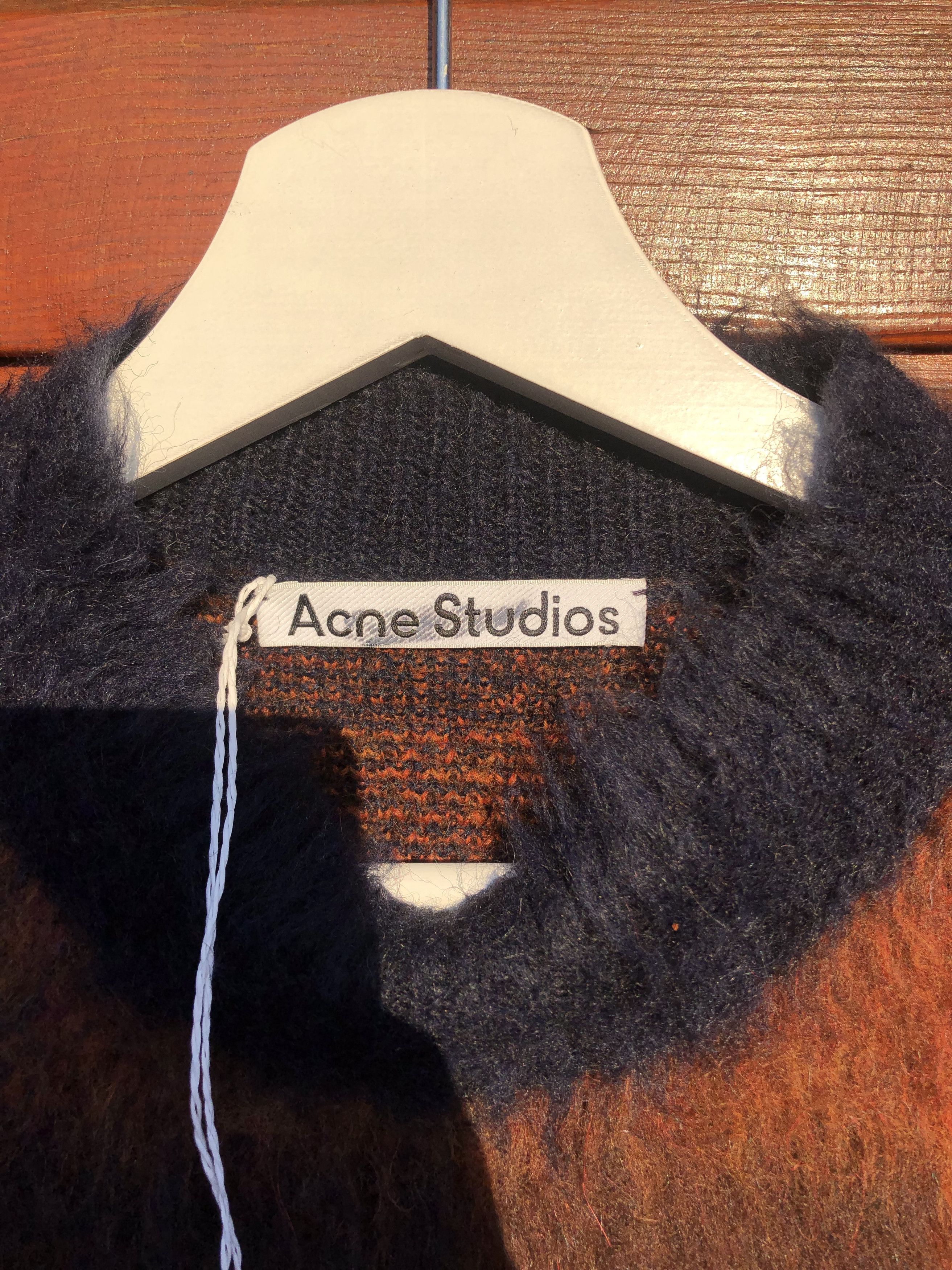 Acne Studios Kanya Check Alpaca Blend Fuzzy Sweater Size S / US 4 / IT 40 - 5 Thumbnail