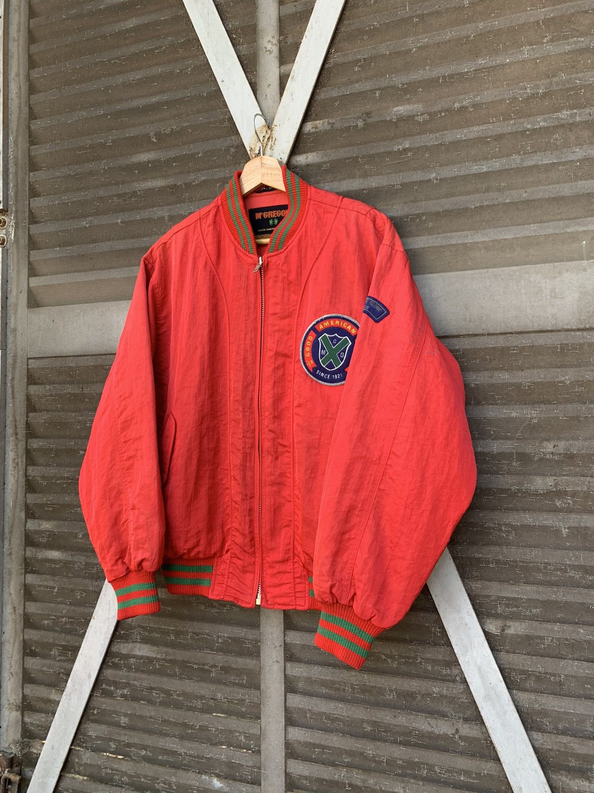 Vintage 👹Vintage MCGREGOR CUP WIN THE FIELD 1921 Bomber Jacket Size US M / EU 48-50 / 2 - 5 Thumbnail