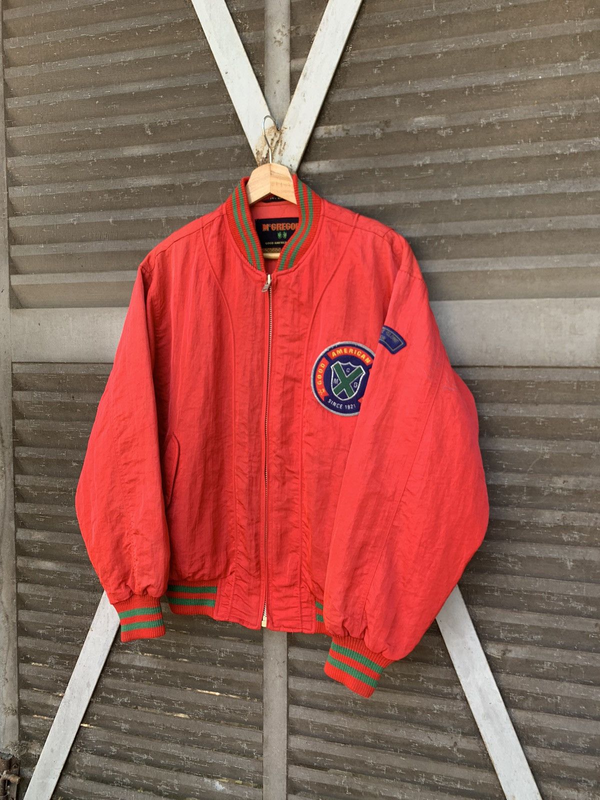 Vintage 👹Vintage MCGREGOR CUP WIN THE FIELD 1921 Bomber Jacket Size US M / EU 48-50 / 2 - 1 Thumbnail