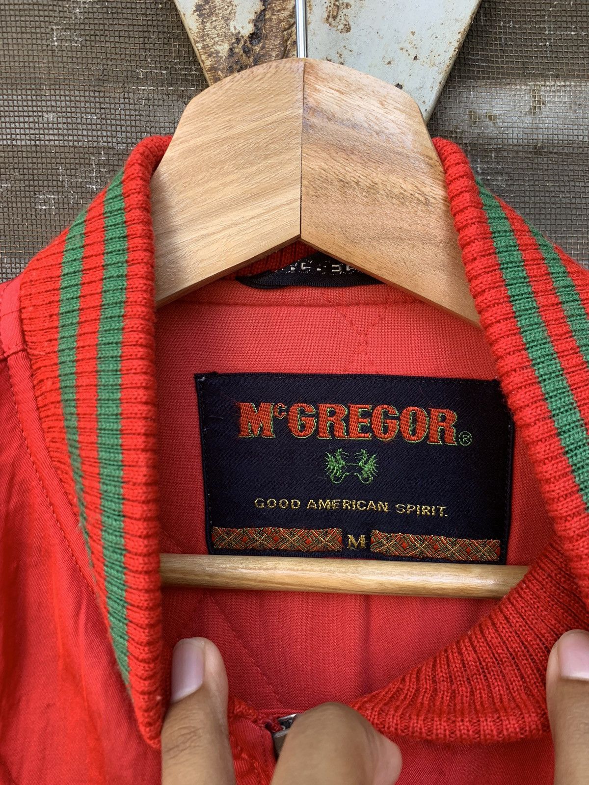 Vintage 👹Vintage MCGREGOR CUP WIN THE FIELD 1921 Bomber Jacket Size US M / EU 48-50 / 2 - 12 Thumbnail