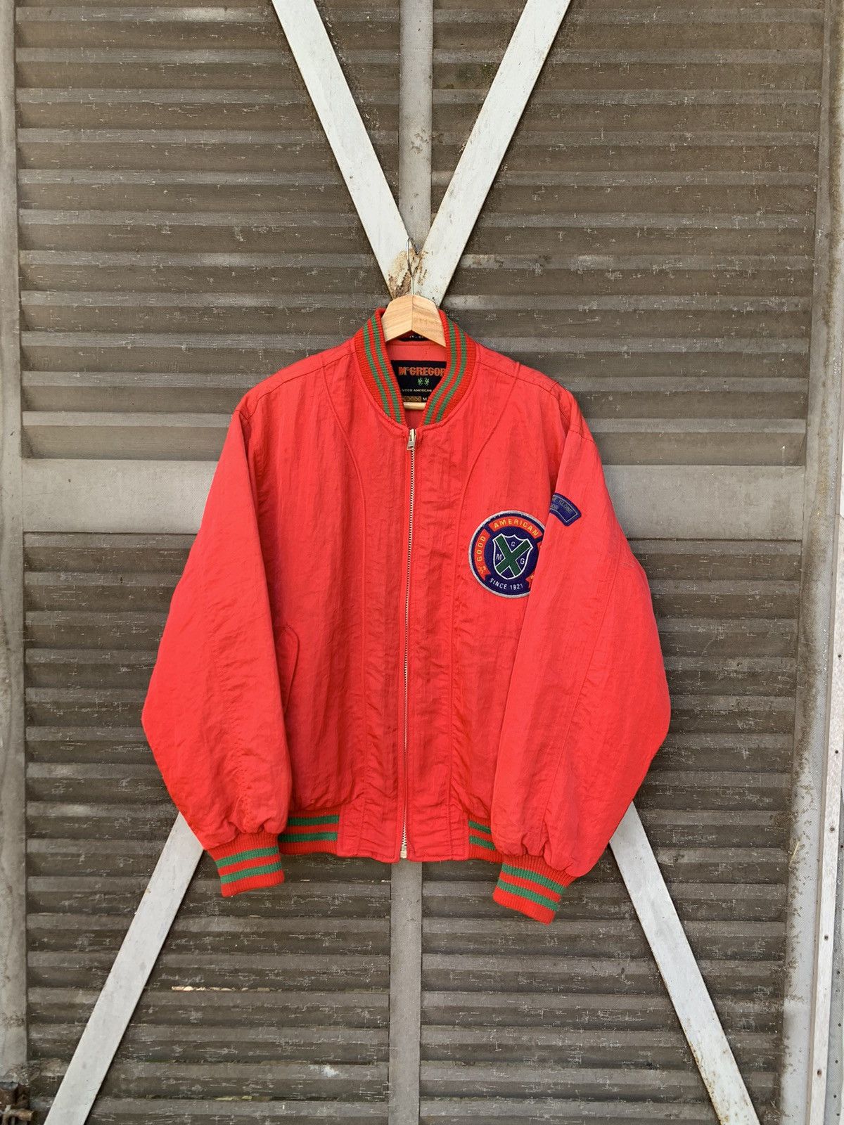 Vintage 👹Vintage MCGREGOR CUP WIN THE FIELD 1921 Bomber Jacket Size US M / EU 48-50 / 2 - 3 Thumbnail