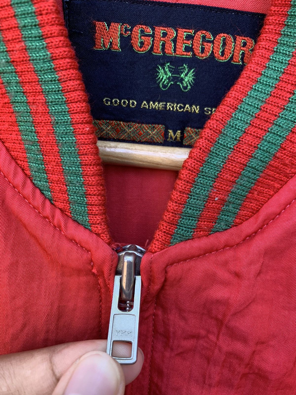 Vintage 👹Vintage MCGREGOR CUP WIN THE FIELD 1921 Bomber Jacket Size US M / EU 48-50 / 2 - 11 Thumbnail