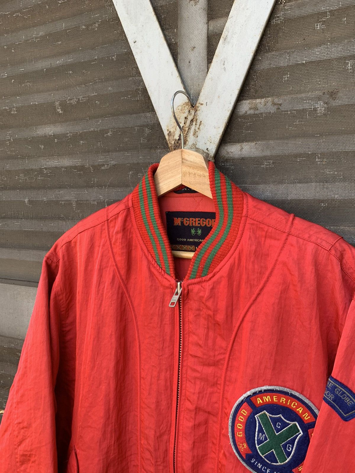 Vintage 👹Vintage MCGREGOR CUP WIN THE FIELD 1921 Bomber Jacket Size US M / EU 48-50 / 2 - 6 Thumbnail