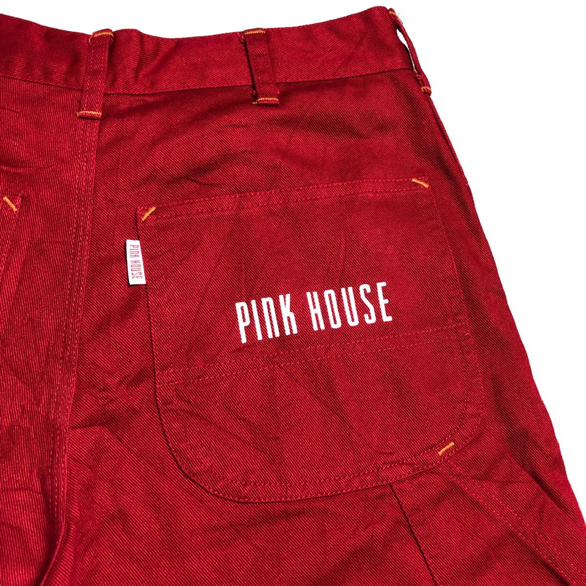Japanese Brand × Pink House Pink House Red Carpenter Pant Cargo Bushpant Made In Japan Size US 29 - 10 Thumbnail