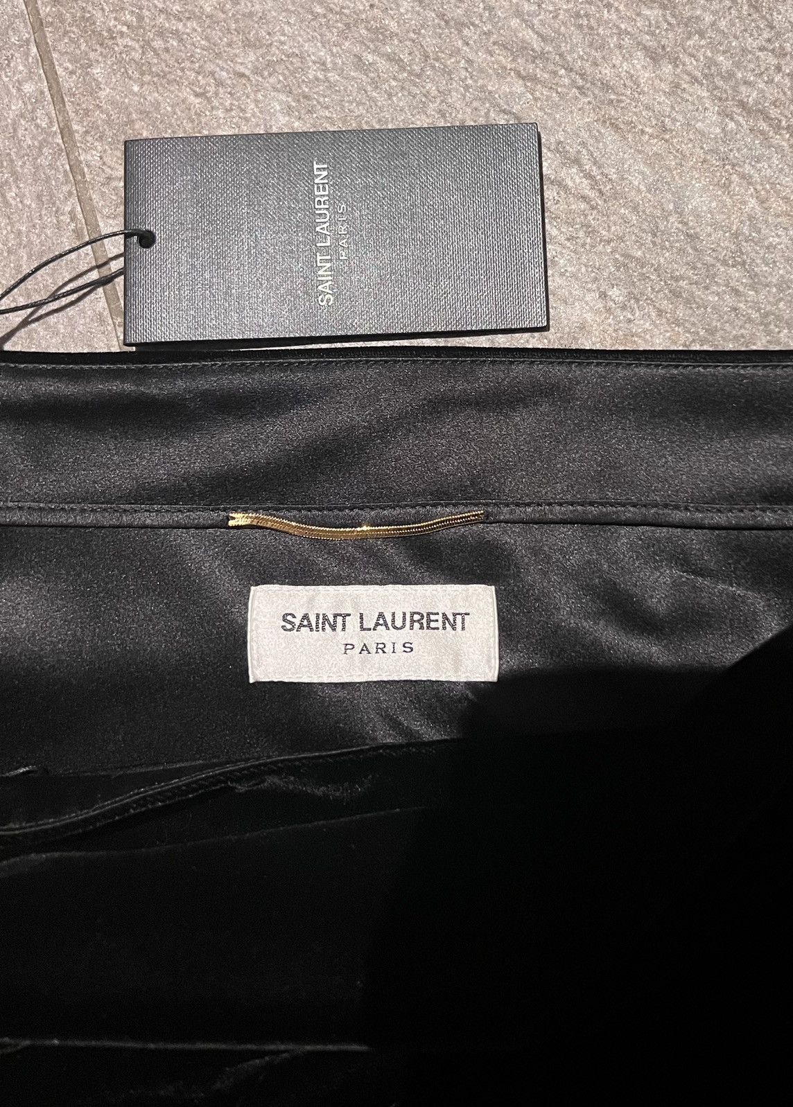 Saint Laurent Paris Fall 2017 runway black velvet dress Size XS / US 0-2 / IT 36-38 - 7 Thumbnail