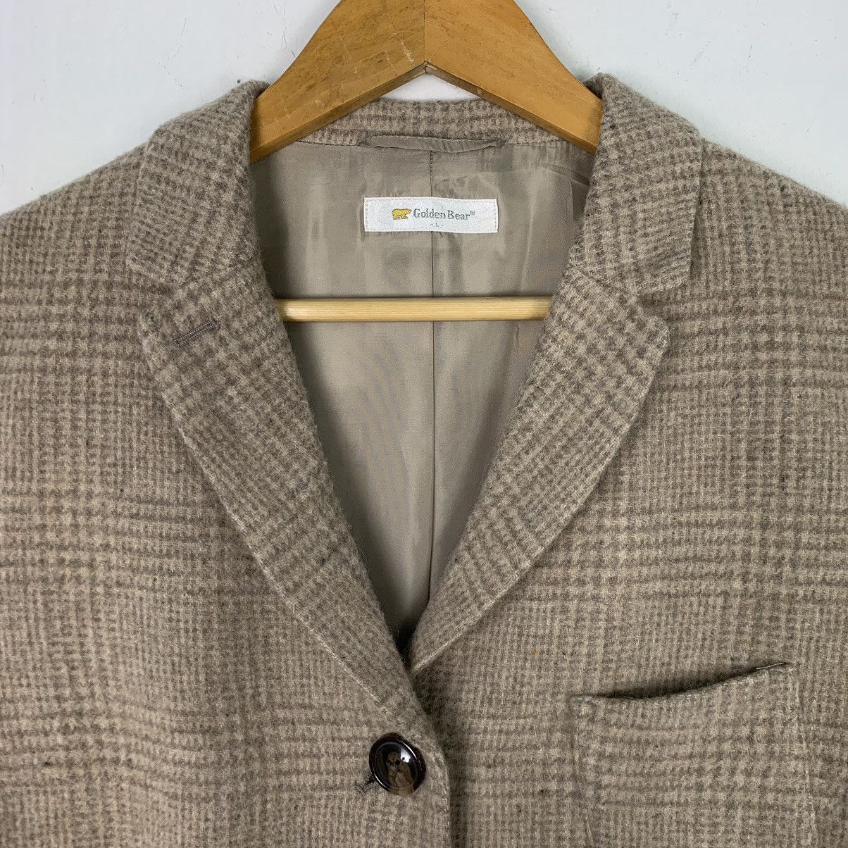 Golden Bear × Vintage 🔥Vintage Golden Bear Checkered Long Coat Size US L / EU 52-54 / 3 - 2 Thumbnail
