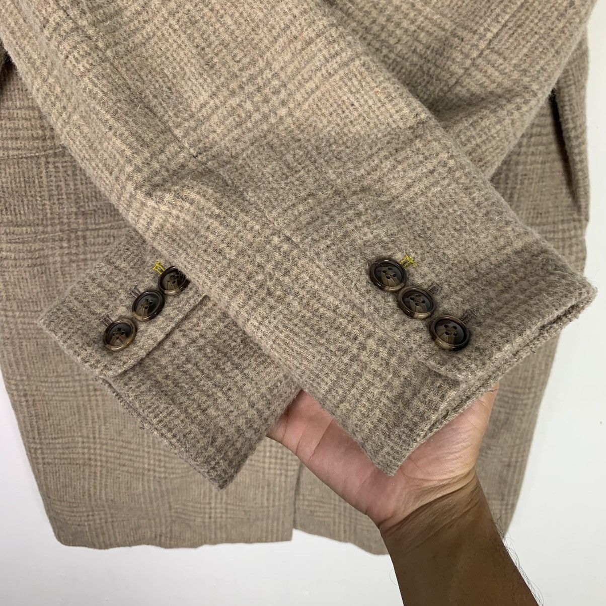 Golden Bear × Vintage 🔥Vintage Golden Bear Checkered Long Coat Size US L / EU 52-54 / 3 - 7 Thumbnail