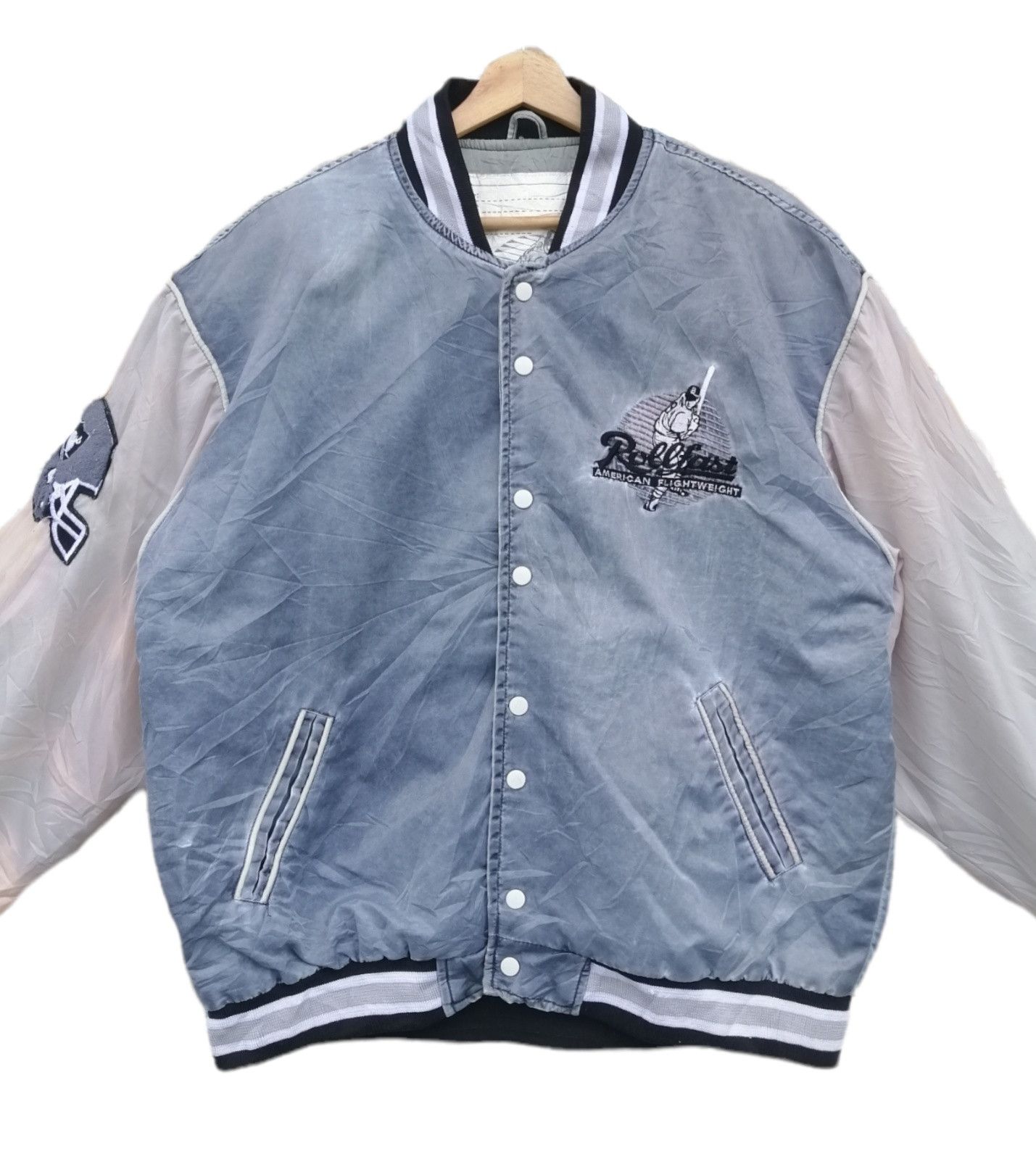 MLB Vintage MLB Paolo Cesare Baseball Varsity Jacket Size US L / EU 52-54 / 3 - 3 Thumbnail