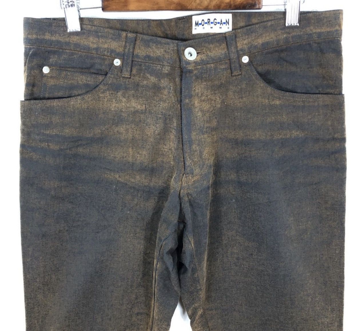 Japanese Brand Rusty Flare Mud Washed Denim Morgan Homme Japan Size US 32 / EU 48 - 3 Thumbnail