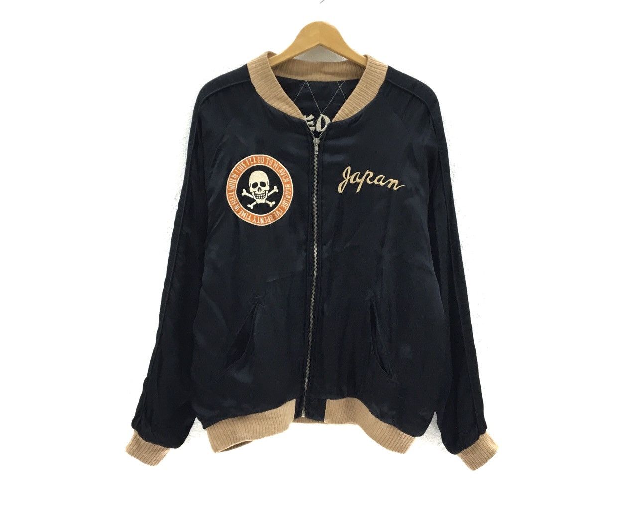 Japanese Brand Sukajan Cropped Head Reversible Jacket Size US L / EU 52-54 / 3 - 6 Thumbnail