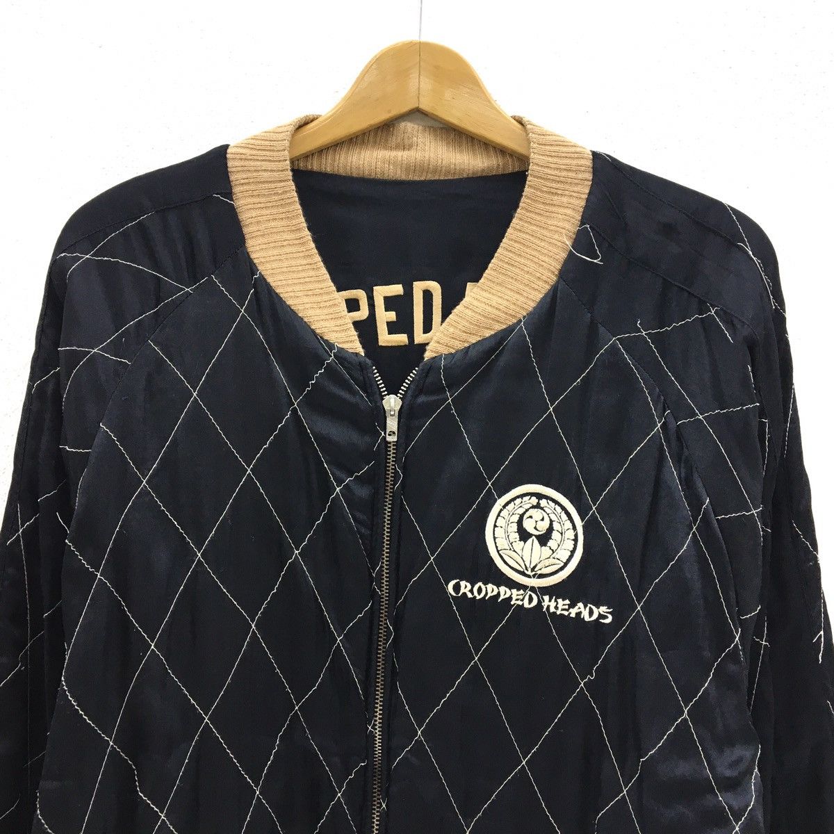 Japanese Brand Sukajan Cropped Head Reversible Jacket Size US L / EU 52-54 / 3 - 11 Thumbnail