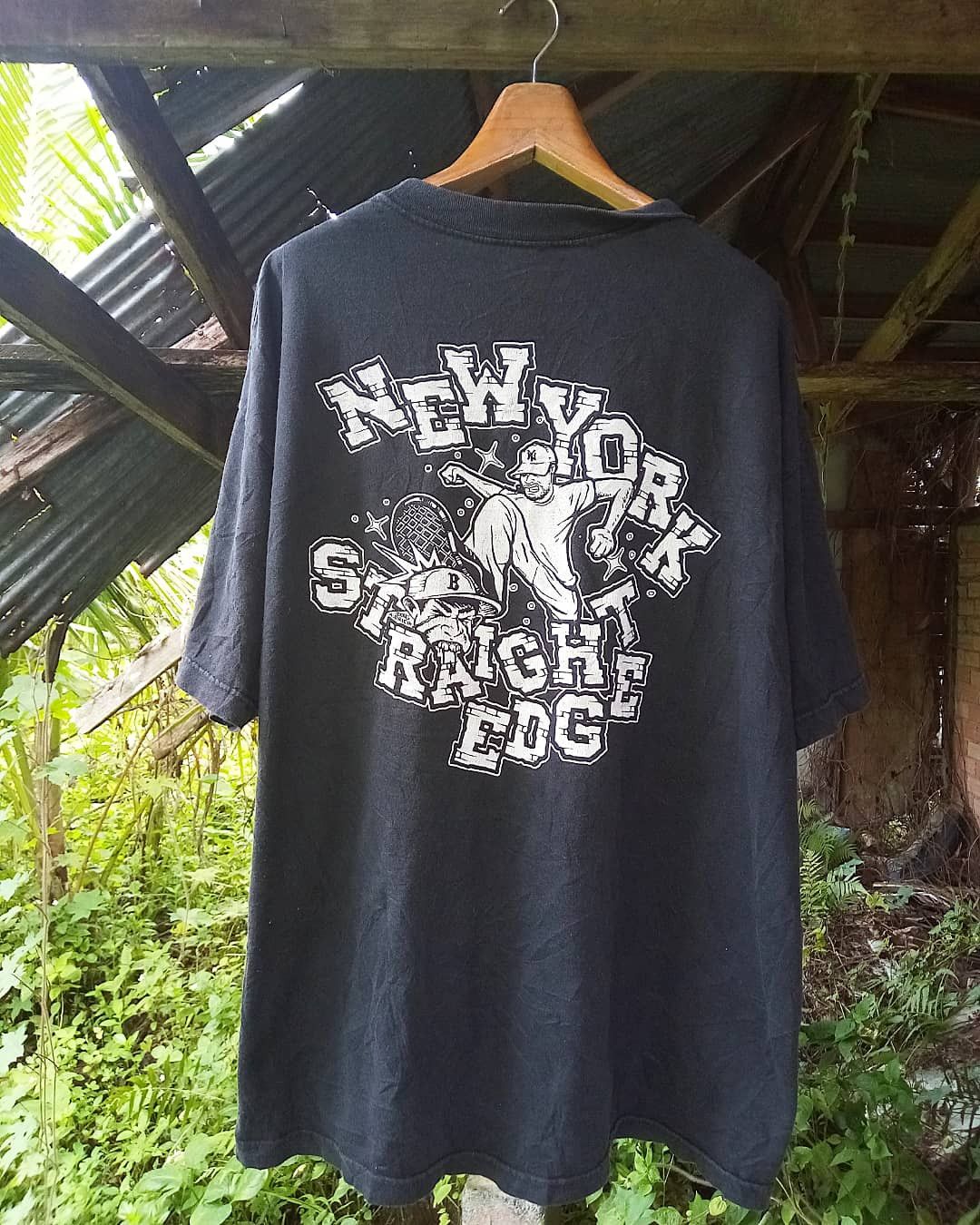 Band Tees Vintage Compound New York Straight Edge Band Hard Core Size US XXL / EU 58 / 5 - 2 Thumbnail