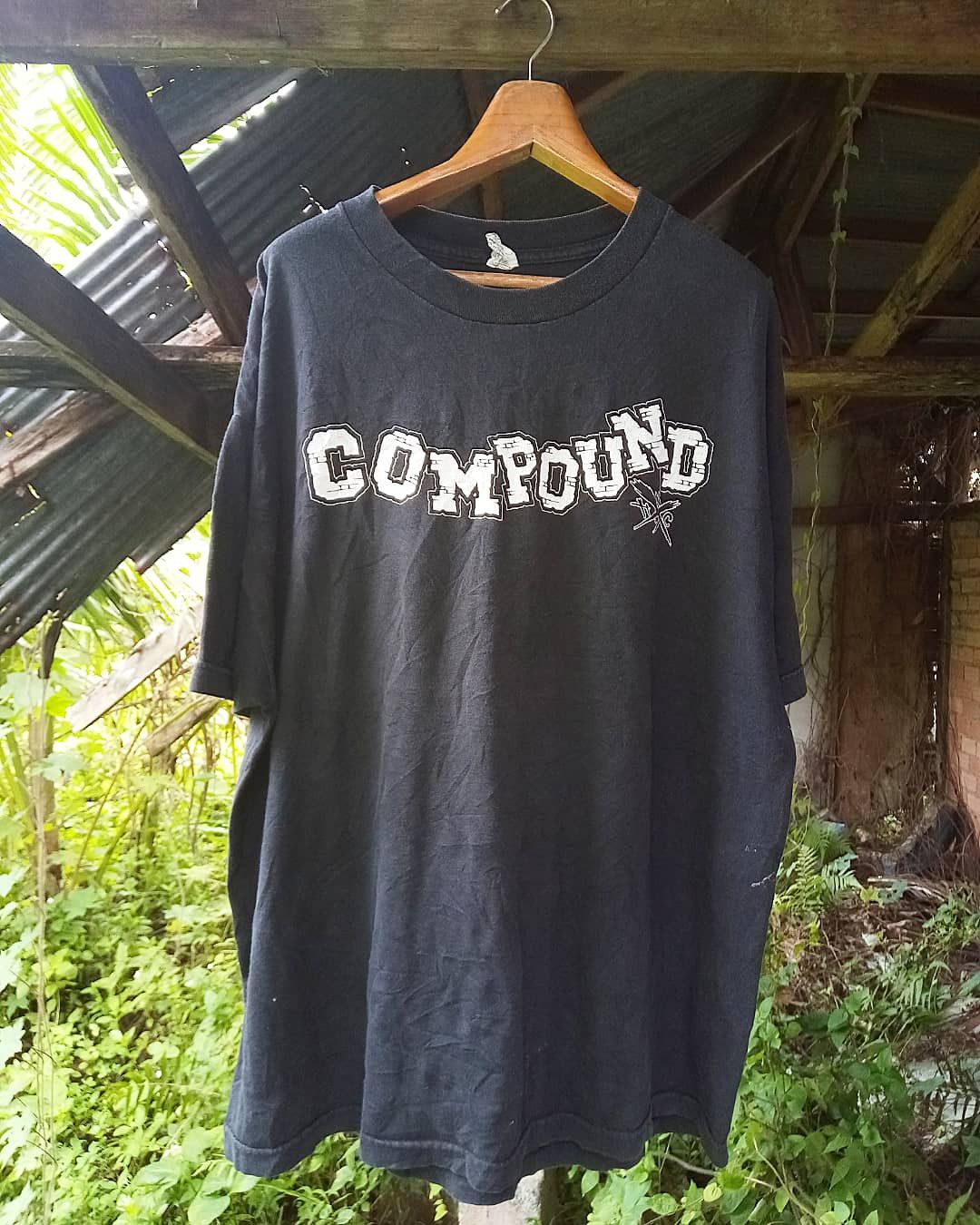 Band Tees Vintage Compound New York Straight Edge Band Hard Core Size US XXL / EU 58 / 5 - 3 Thumbnail