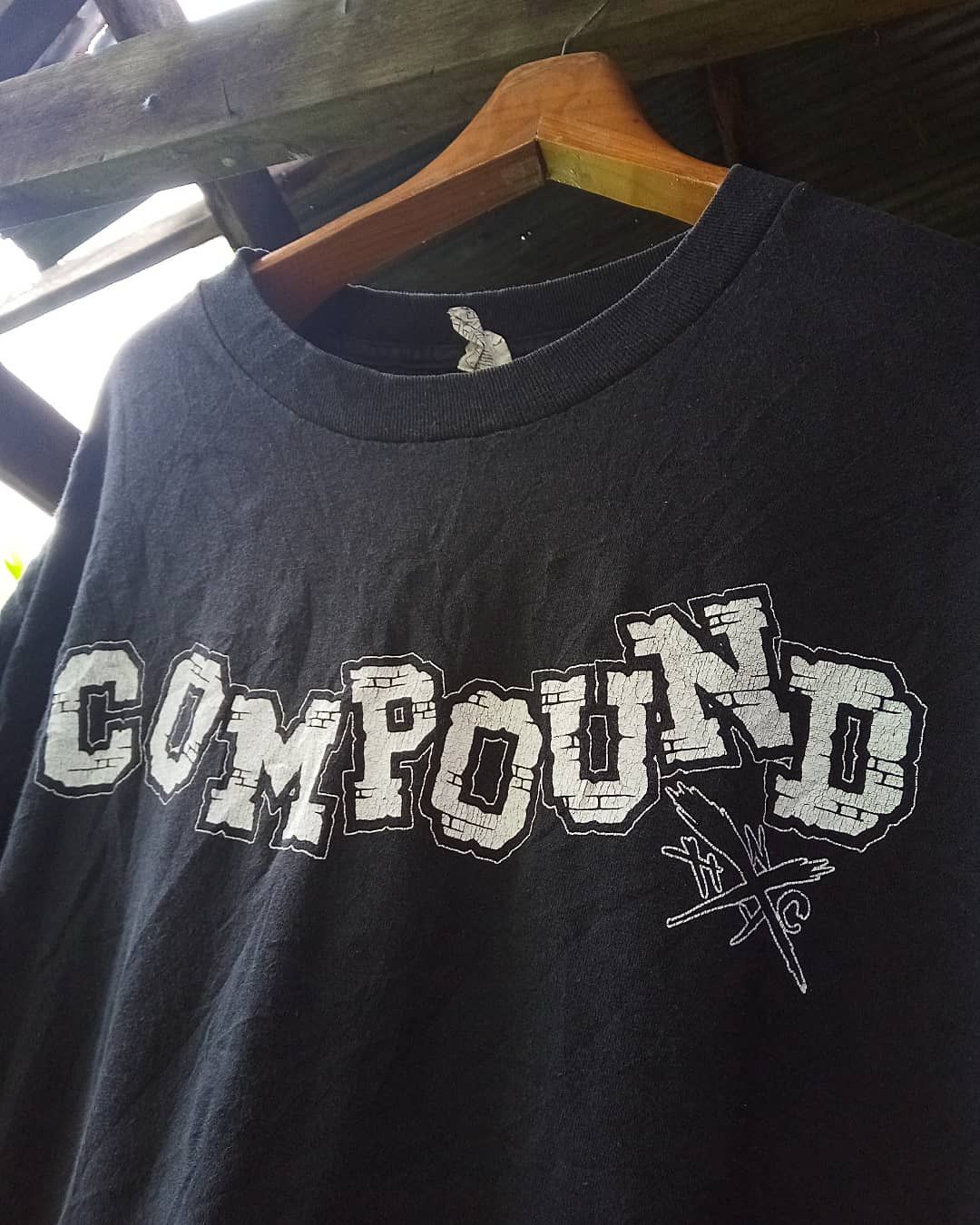Band Tees Vintage Compound New York Straight Edge Band Hard Core Size US XXL / EU 58 / 5 - 6 Thumbnail