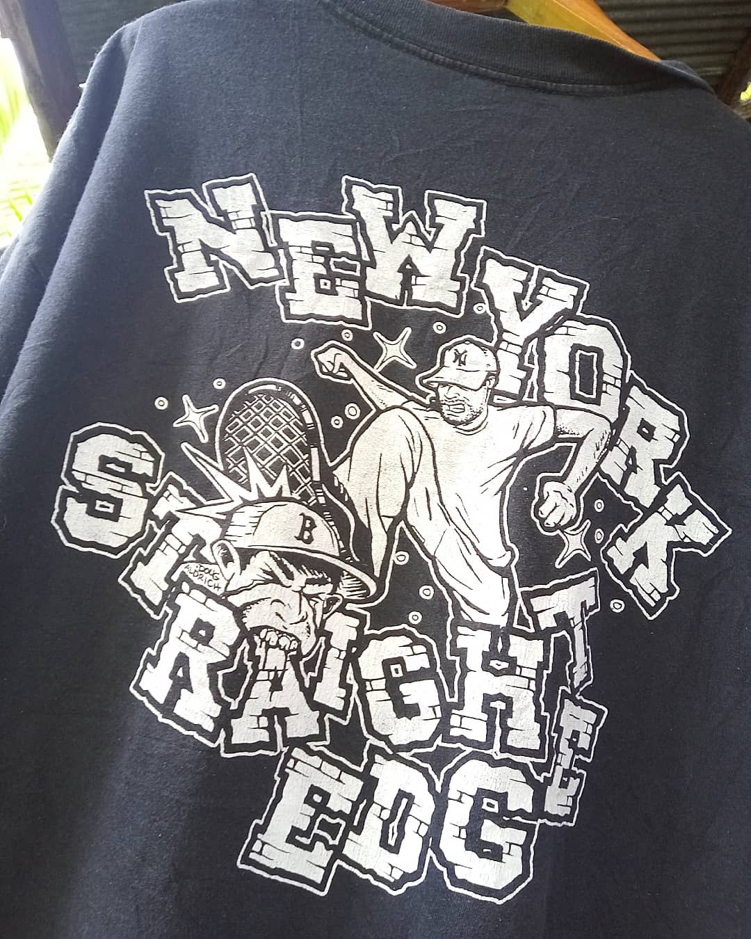 Band Tees Vintage Compound New York Straight Edge Band Hard Core Size US XXL / EU 58 / 5 - 1 Thumbnail