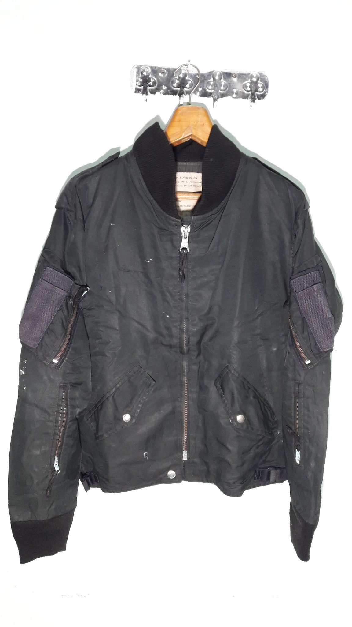 Vintage Vintage 1984 Airforce Pilot Jacket workwear military usmc Size US M / EU 48-50 / 2 - 1 Thumbnail