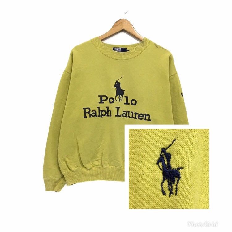 Polo Ralph Lauren Rare!!! Polo By Ralph Lauren Crewneck Crop Tops Sweatshirt Size M / US 6-8 / IT 42-44 - 1 Thumbnail
