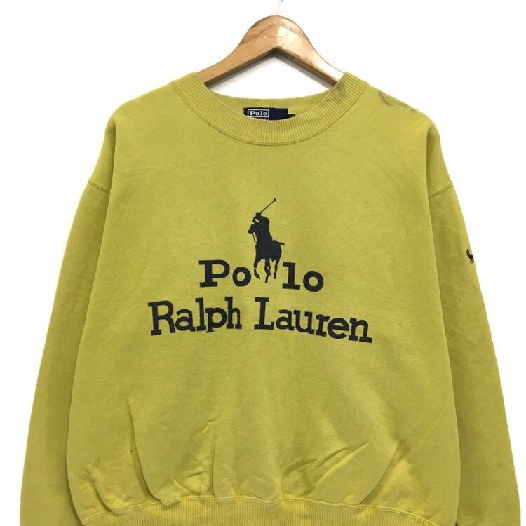 Polo Ralph Lauren Rare!!! Polo By Ralph Lauren Crewneck Crop Tops Sweatshirt Size M / US 6-8 / IT 42-44 - 3 Thumbnail
