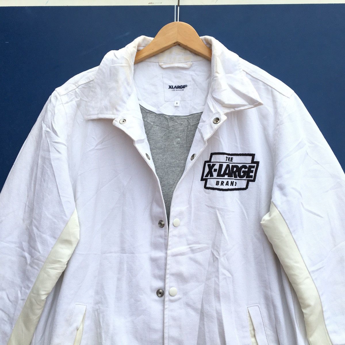 X-LARGE Vintage XLARGE White Denime Jacket Size US M / EU 48-50 / 2 - 3 Thumbnail