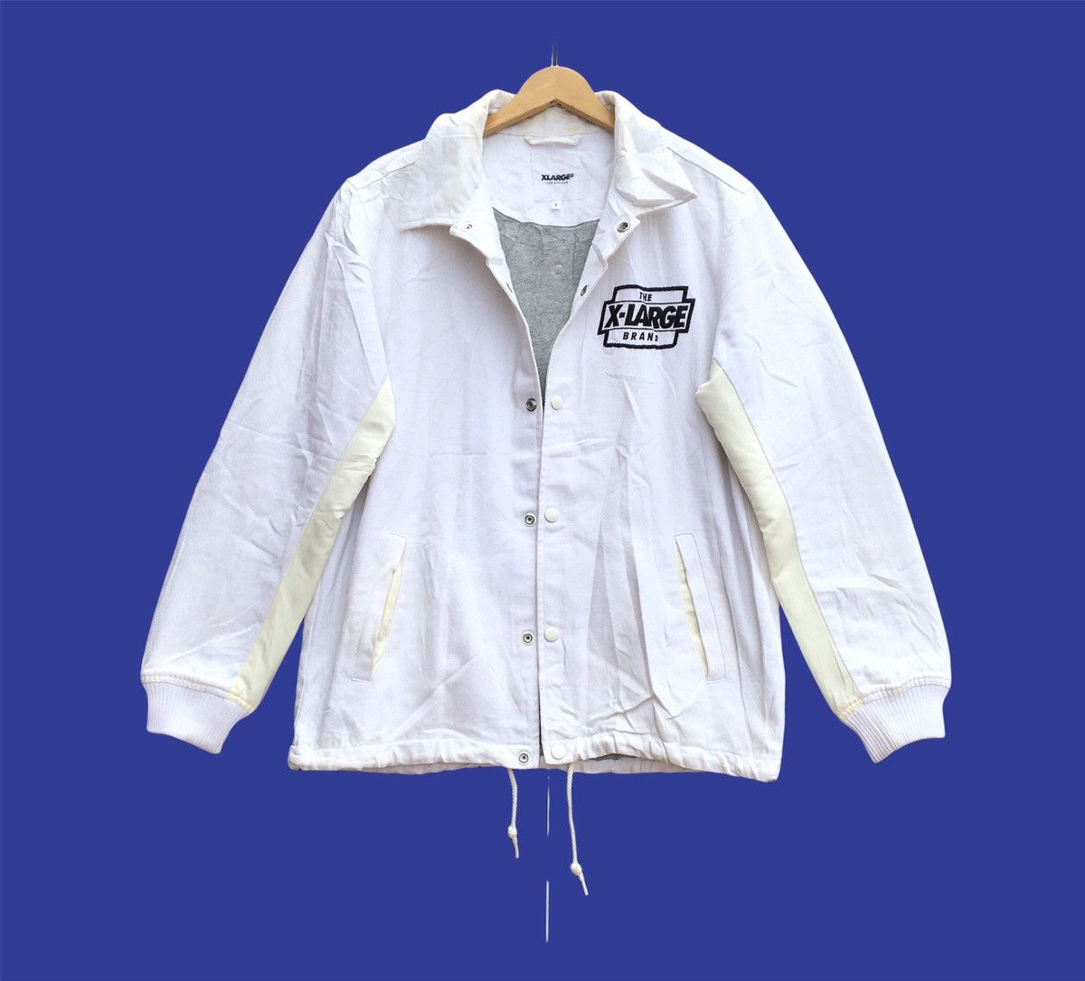 X-LARGE Vintage XLARGE White Denime Jacket Size US M / EU 48-50 / 2 - 1 Thumbnail