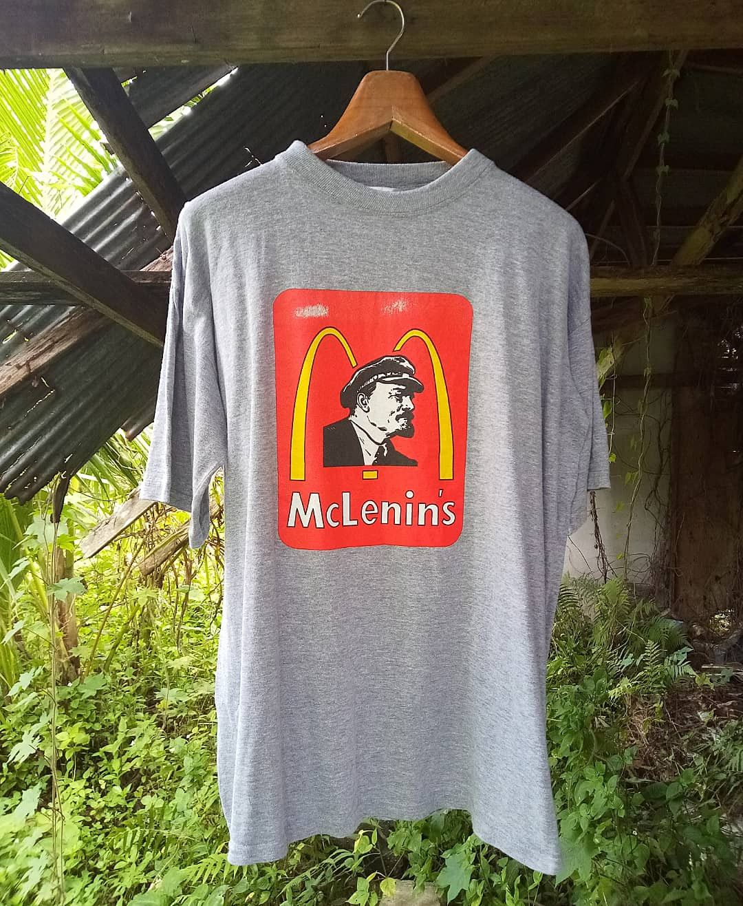 Vintage Vintage Mc Lenin's The Party is Over fashion war Size US XXL / EU 58 / 5 - 4 Thumbnail