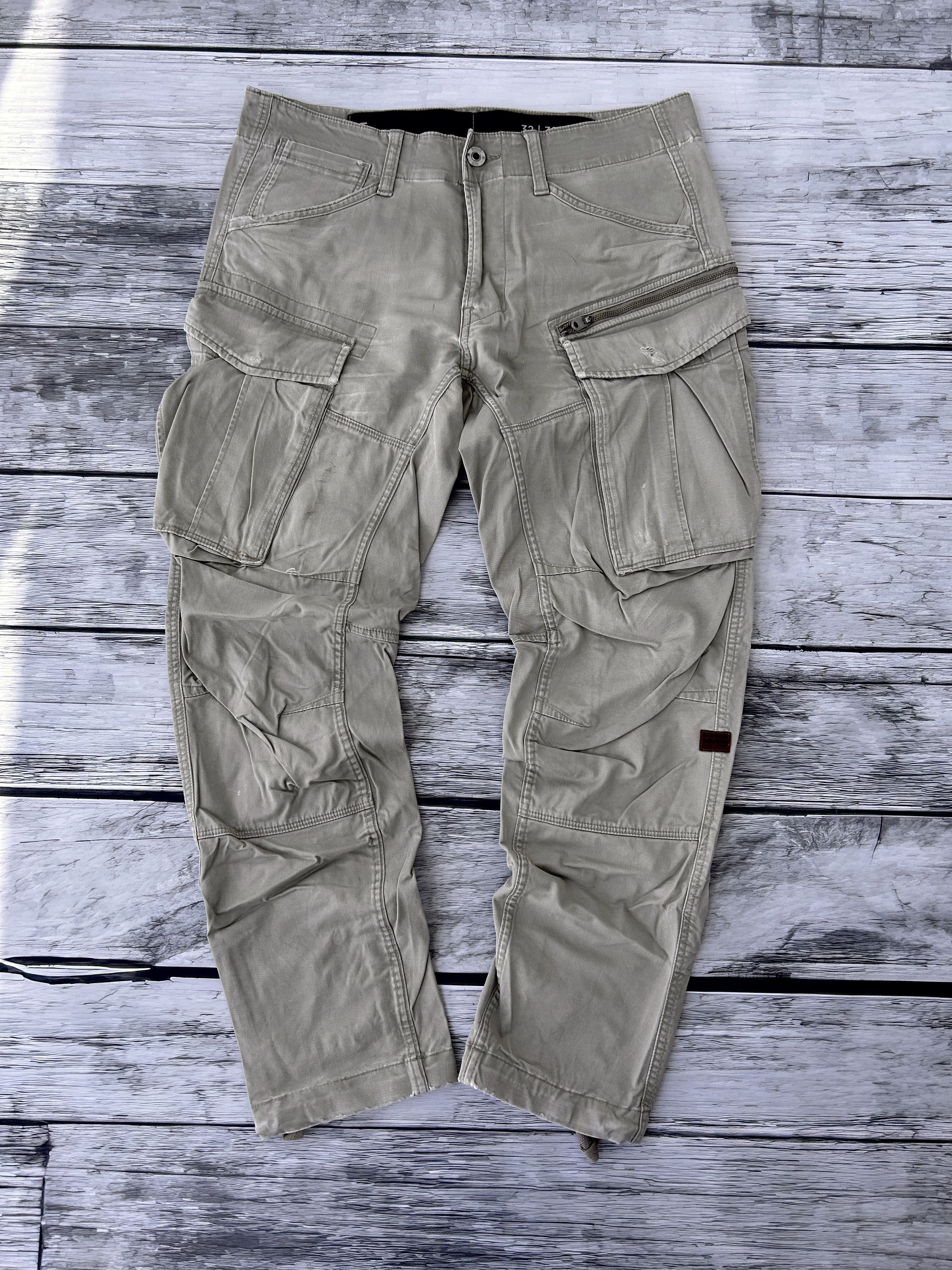 Japanese Brand × Vintage Vintage G-Star Bondage Cargo Jeans Japanese Style Y2K Size US 34 / EU 50 - 1 Thumbnail