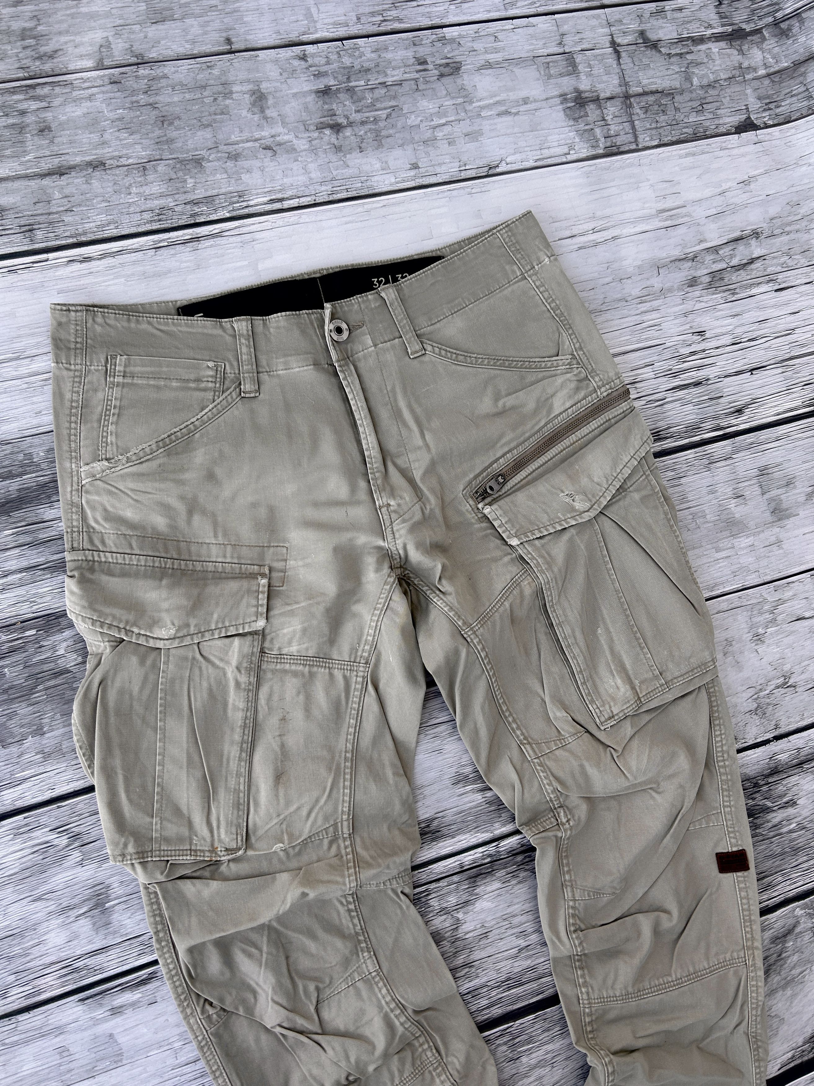 Japanese Brand × Vintage Vintage G-Star Bondage Cargo Jeans Japanese Style Y2K Size US 34 / EU 50 - 2 Thumbnail