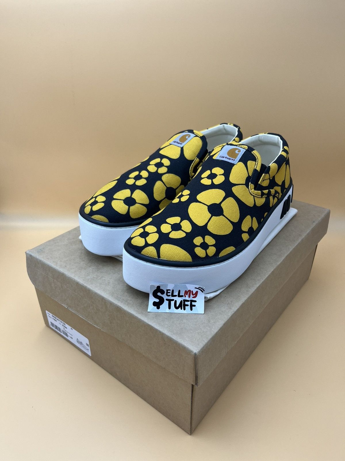 Marni × Carhartt WIP Paw Slip-On Sun Yellow EU 45