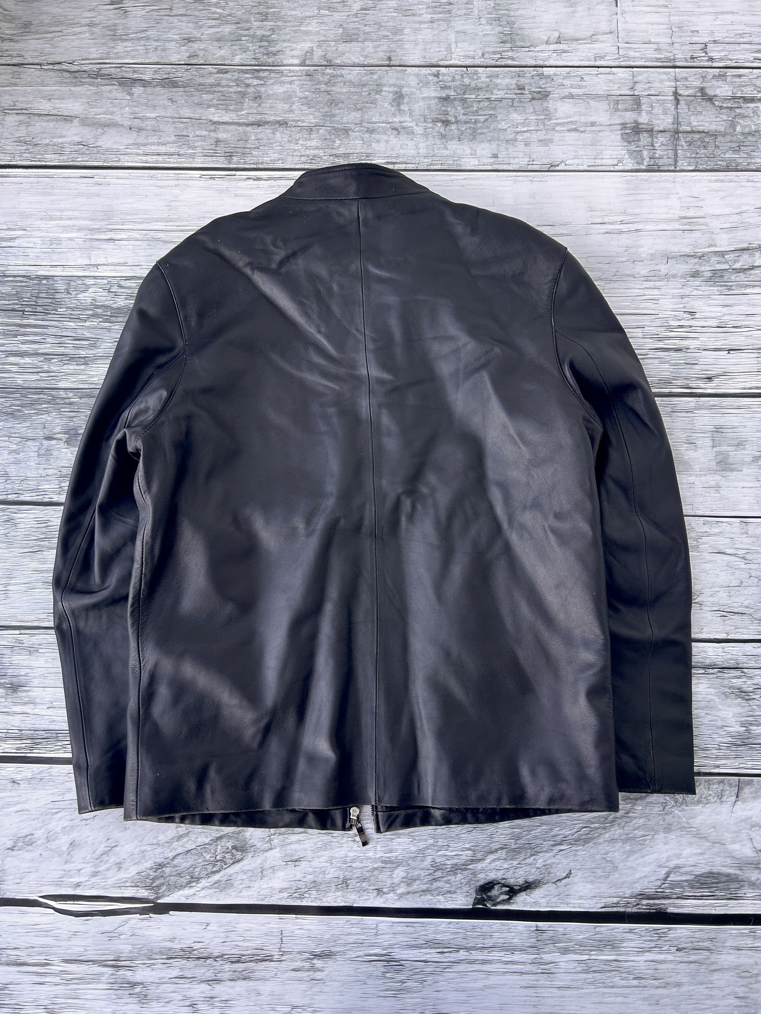 Genuine Leather × Vintage Vintage Kanye West Style Oversize Leather Jacket 90s Size US L / EU 52-54 / 3 - 5 Thumbnail