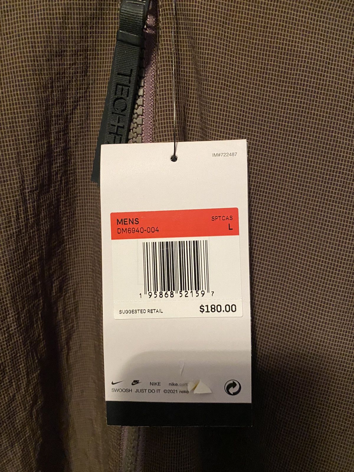 Nike Nike Tech Pack Brown Bomber Jacket Sz L Size US L / EU 52-54 / 3 - 2 Thumbnail