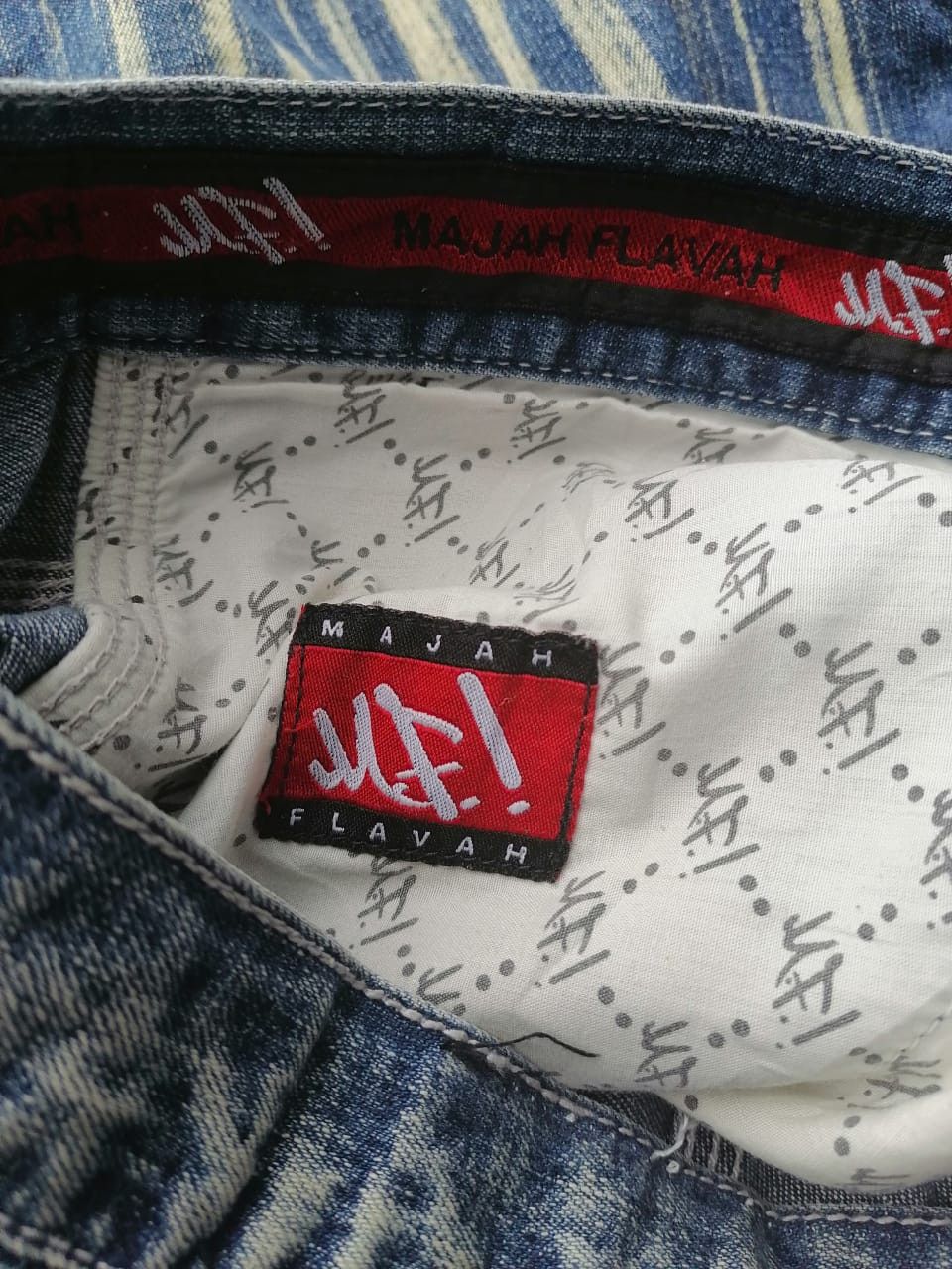 Other Majah Flavah Nice Design Denim Jeans Size US 31 - 3 Thumbnail