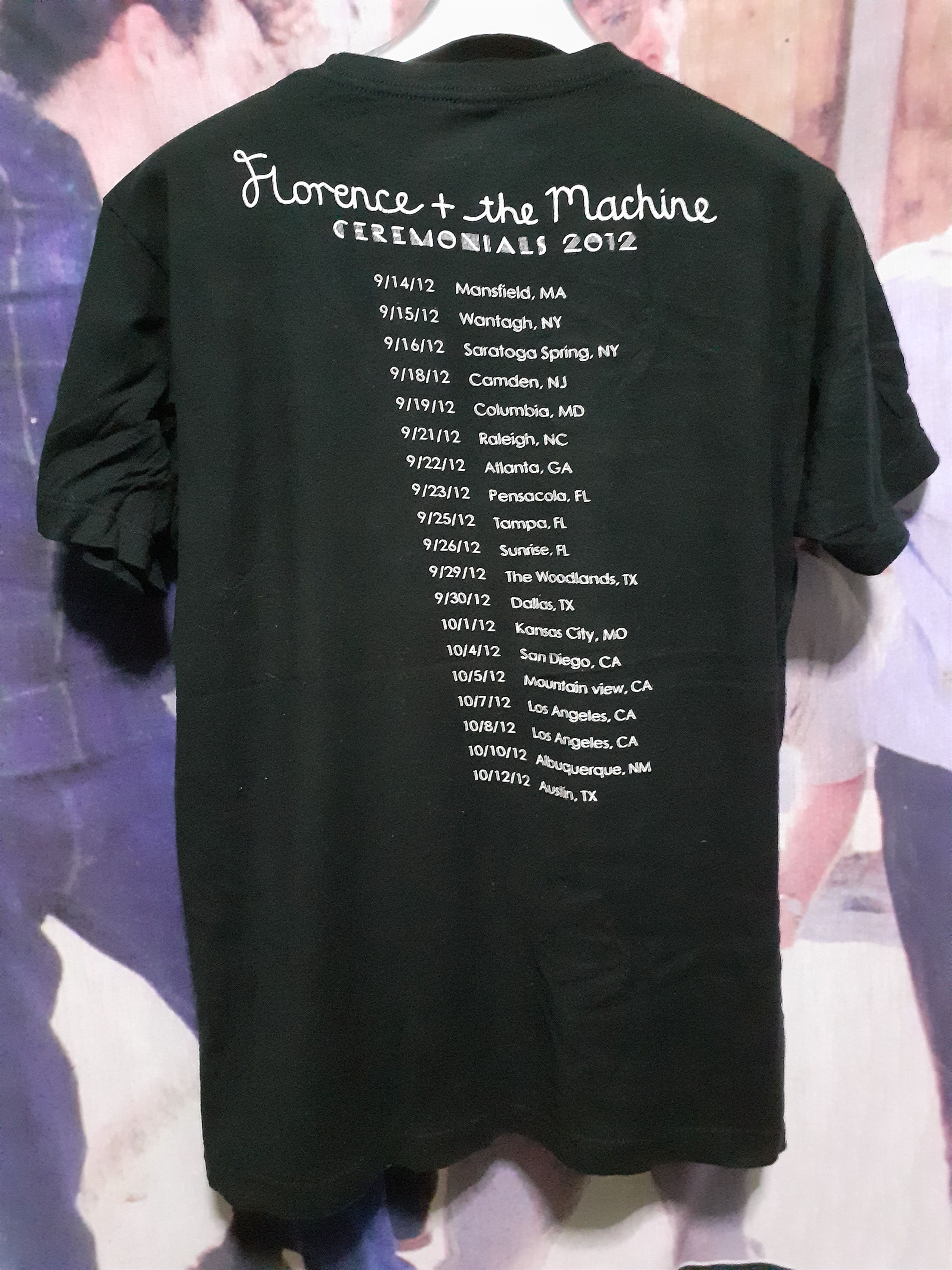Band Tees Florence + The Machine Ceremonials Tour 2012 Size US M / EU 48-50 / 2 - 3 Thumbnail