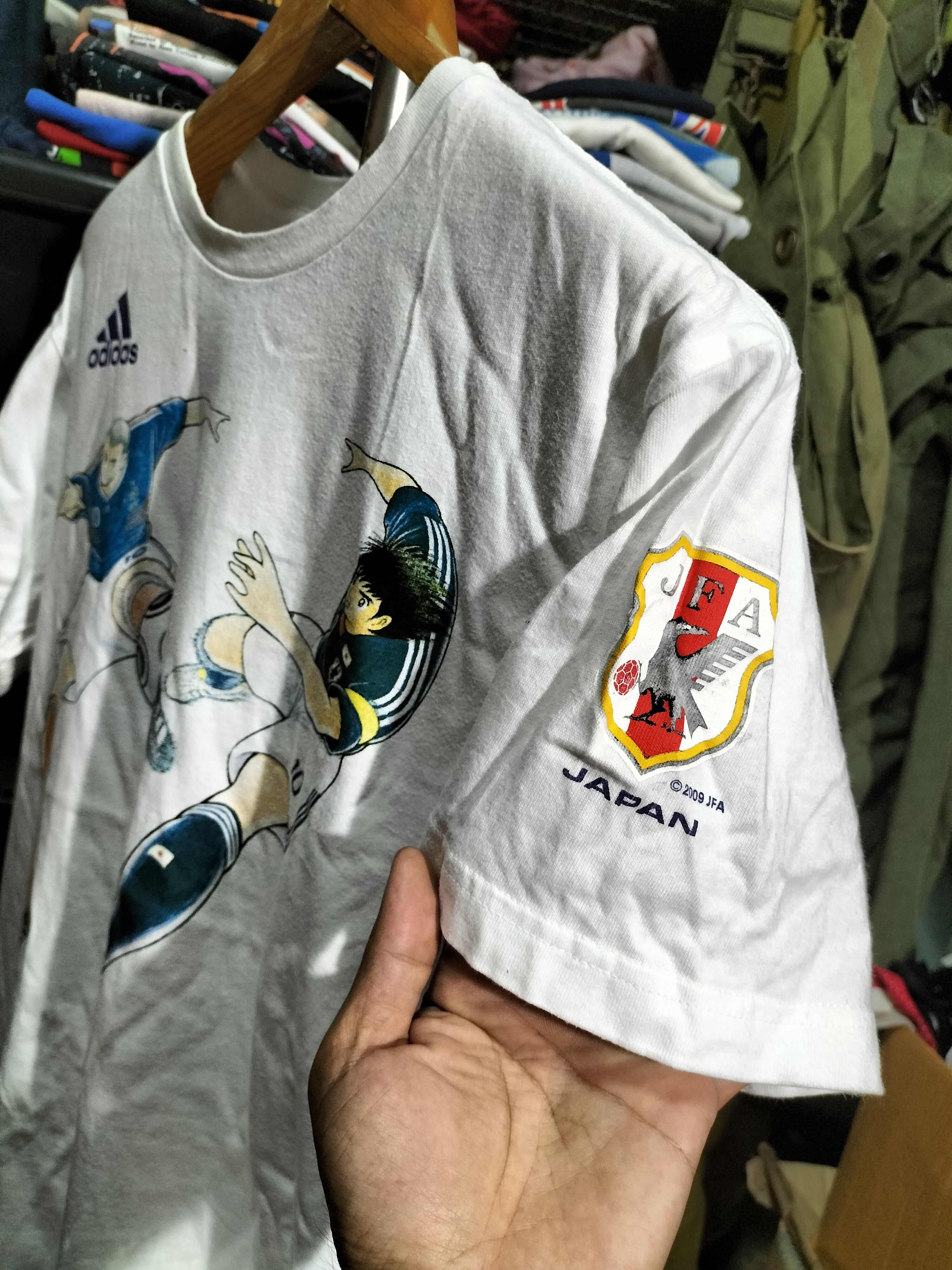 Adidas Vintage Adidas X Captain Tsubasa x manga Japan Team 2007 Size US M / EU 48-50 / 2 - 3 Thumbnail