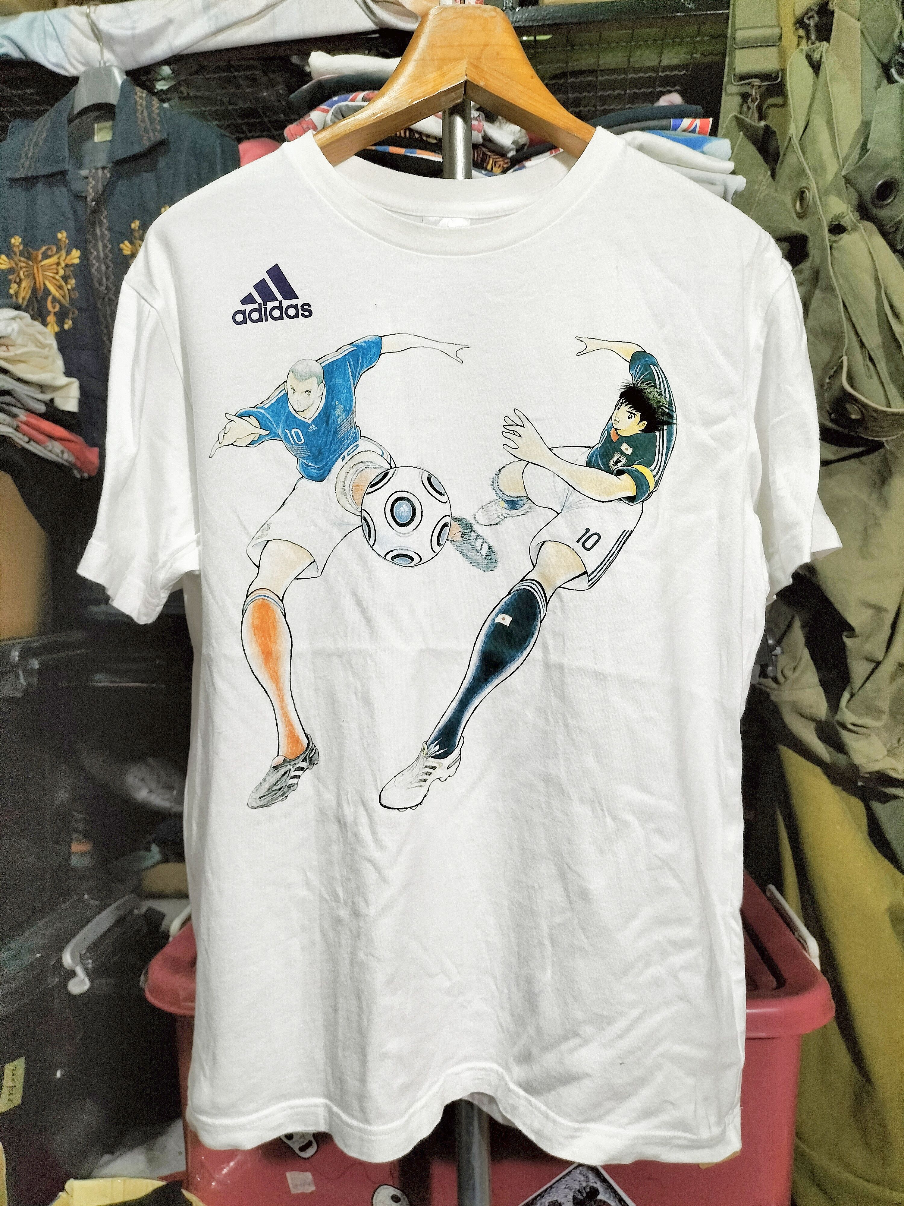 Adidas Vintage Adidas X Captain Tsubasa x manga Japan Team 2007 Size US M / EU 48-50 / 2 - 1 Thumbnail