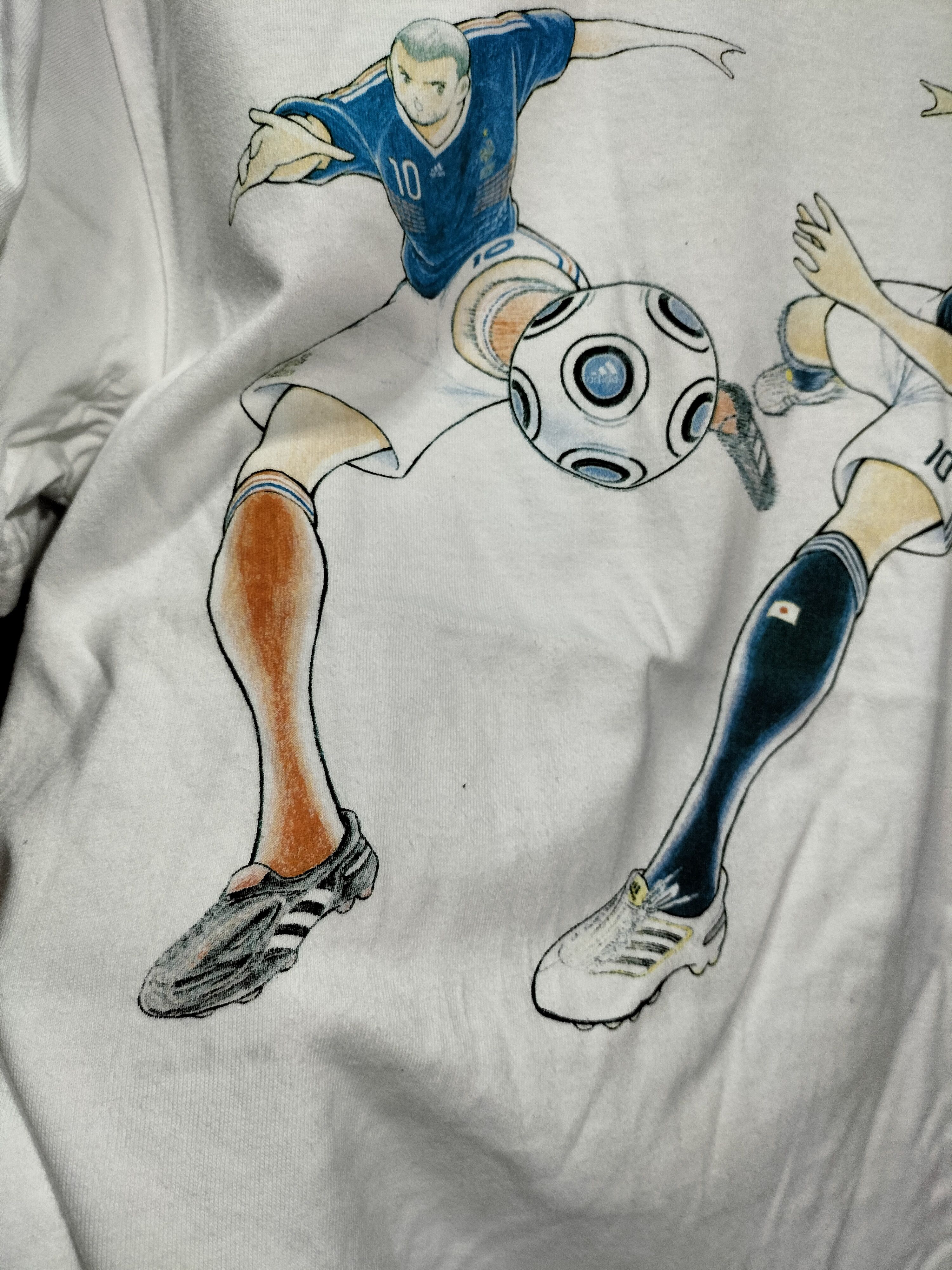 Adidas Vintage Adidas X Captain Tsubasa x manga Japan Team 2007 Size US M / EU 48-50 / 2 - 4 Thumbnail