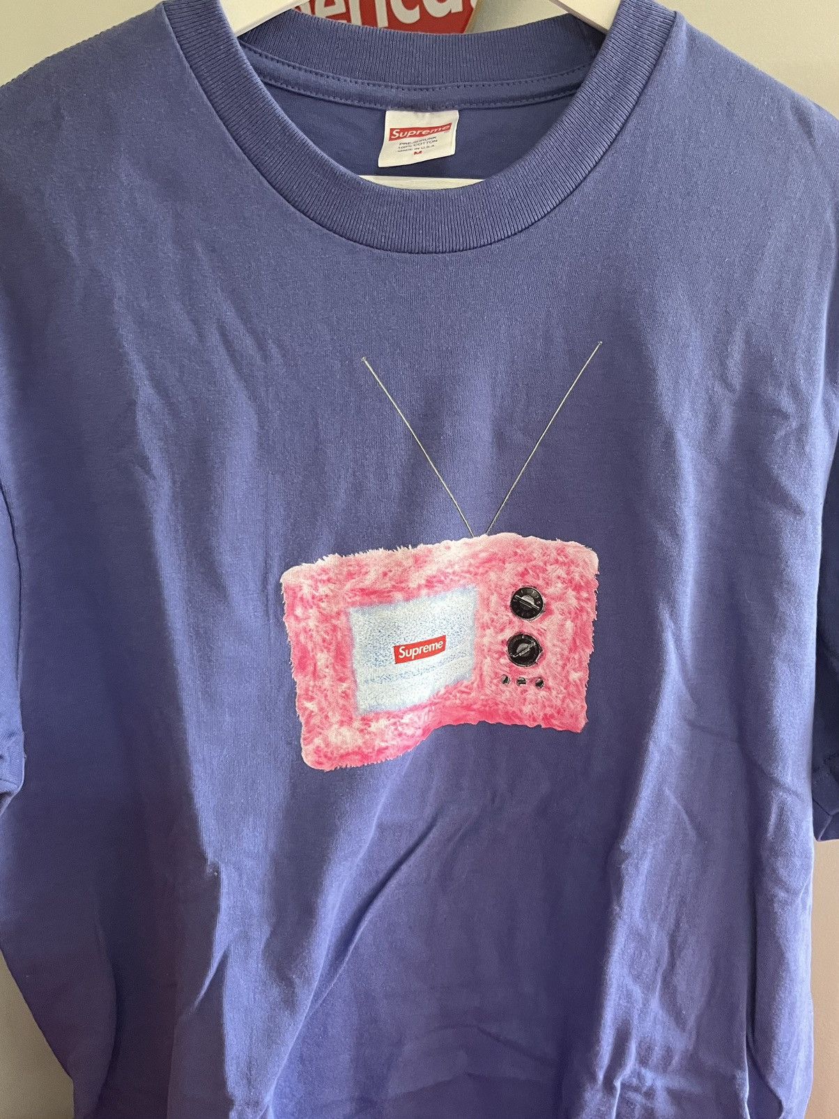 Supreme TV Tee Light Purple