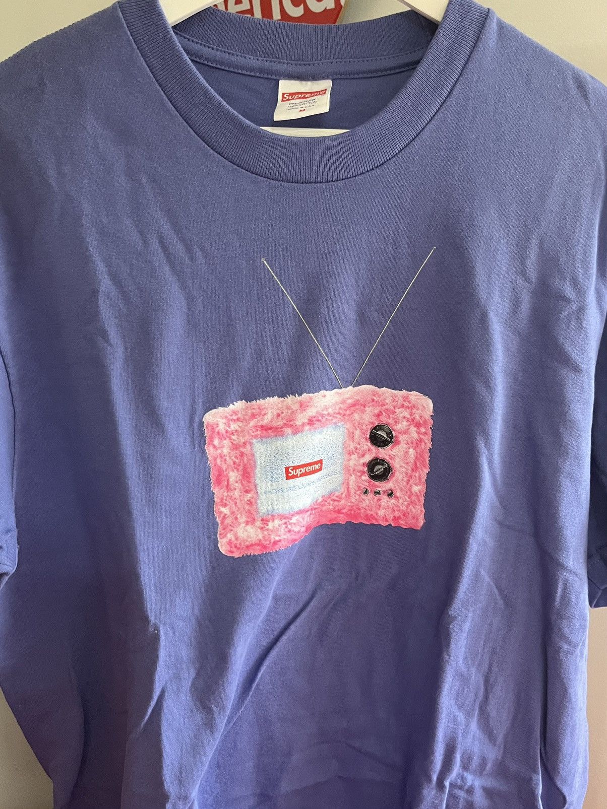 Supreme TV Tee Light Purple