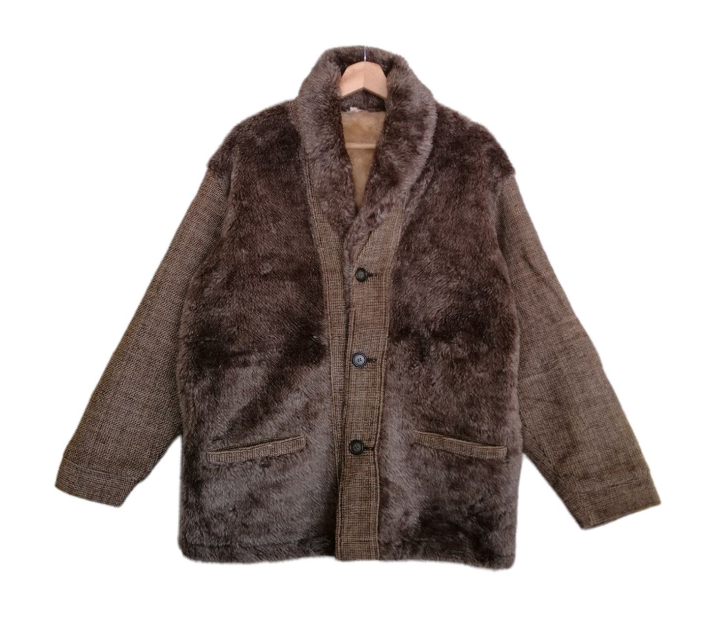 Vintage Vintage Winter Session Faux Fur Luxury Coat Jacket Size US M / EU 48-50 / 2 - 1 Thumbnail