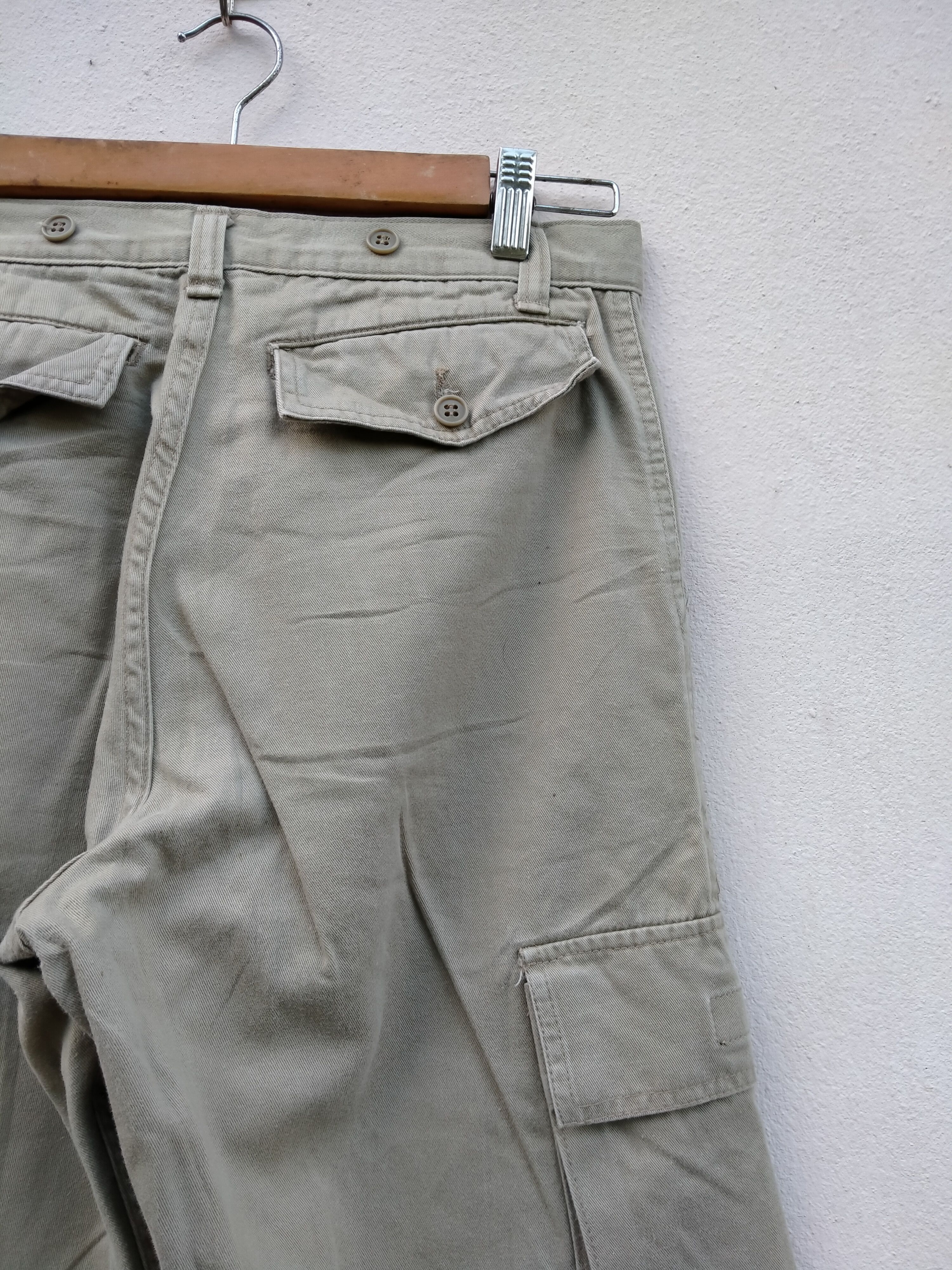 20471120 × Beauty Beast Vintage Super Lovers Rocks Cargo Baggy Trouser Pant Size US 28 / EU 44 - 14 Thumbnail