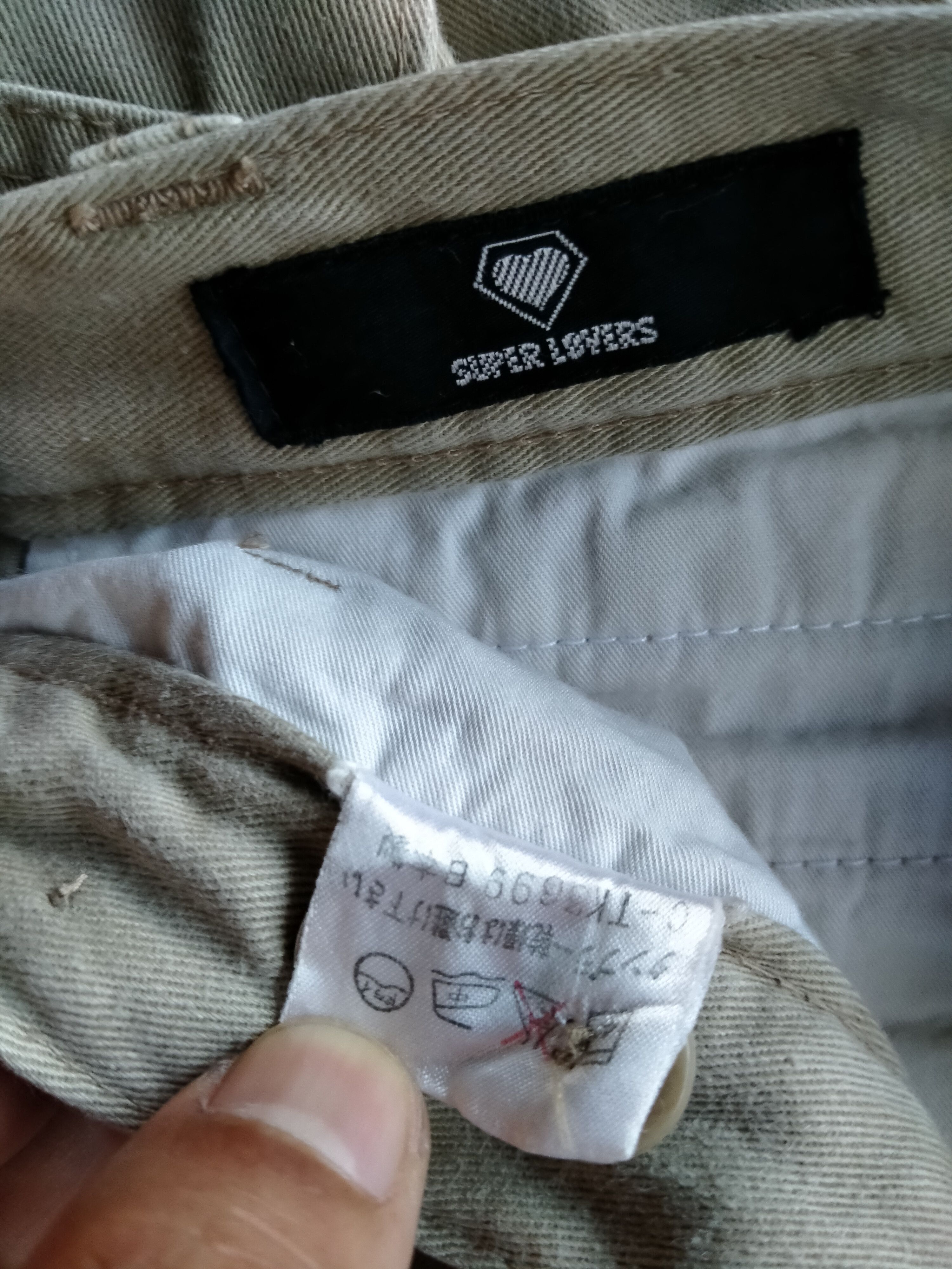20471120 × Beauty Beast Vintage Super Lovers Rocks Cargo Baggy Trouser Pant Size US 28 / EU 44 - 18 Thumbnail