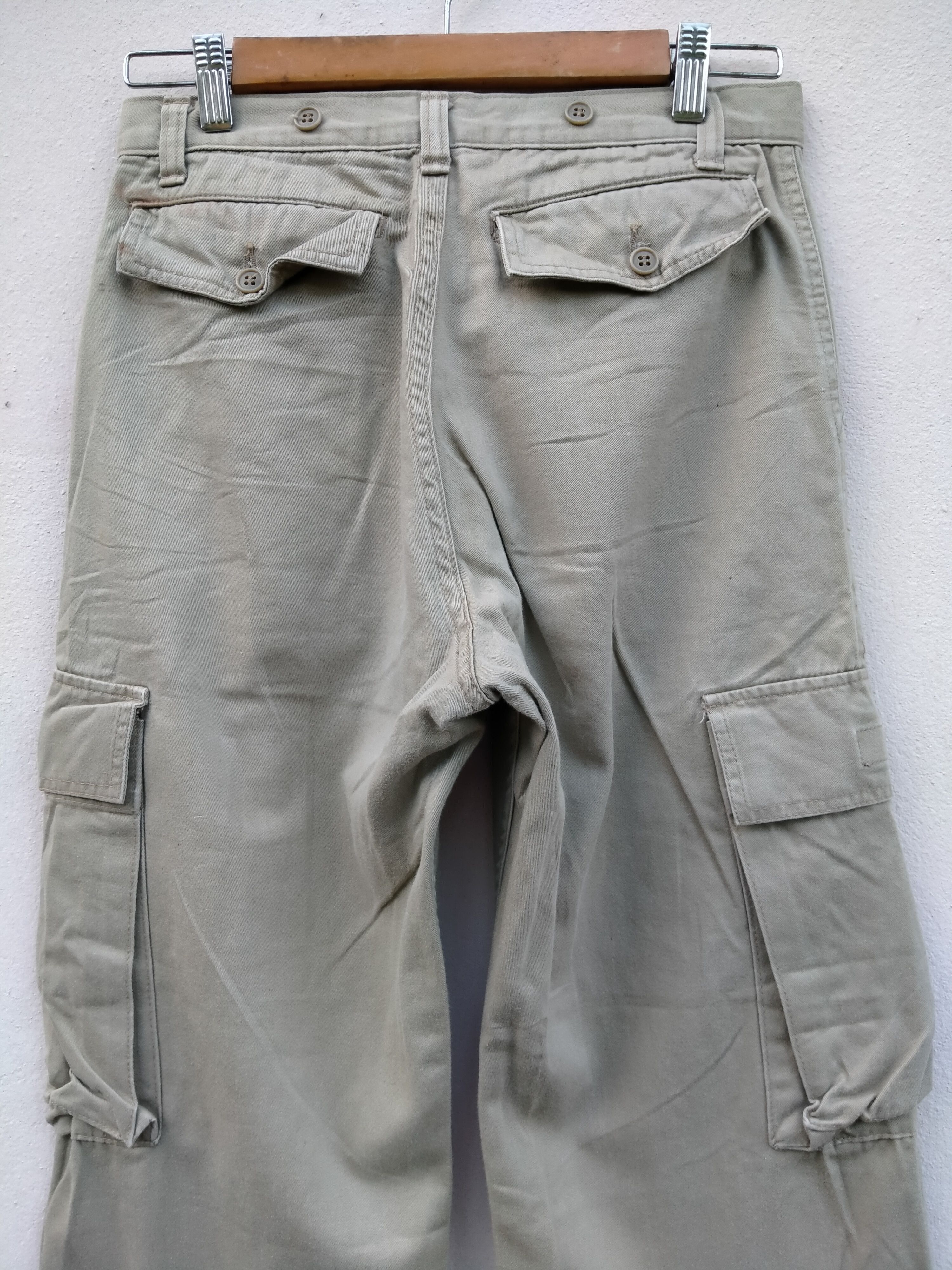 20471120 × Beauty Beast Vintage Super Lovers Rocks Cargo Baggy Trouser Pant Size US 28 / EU 44 - 10 Thumbnail