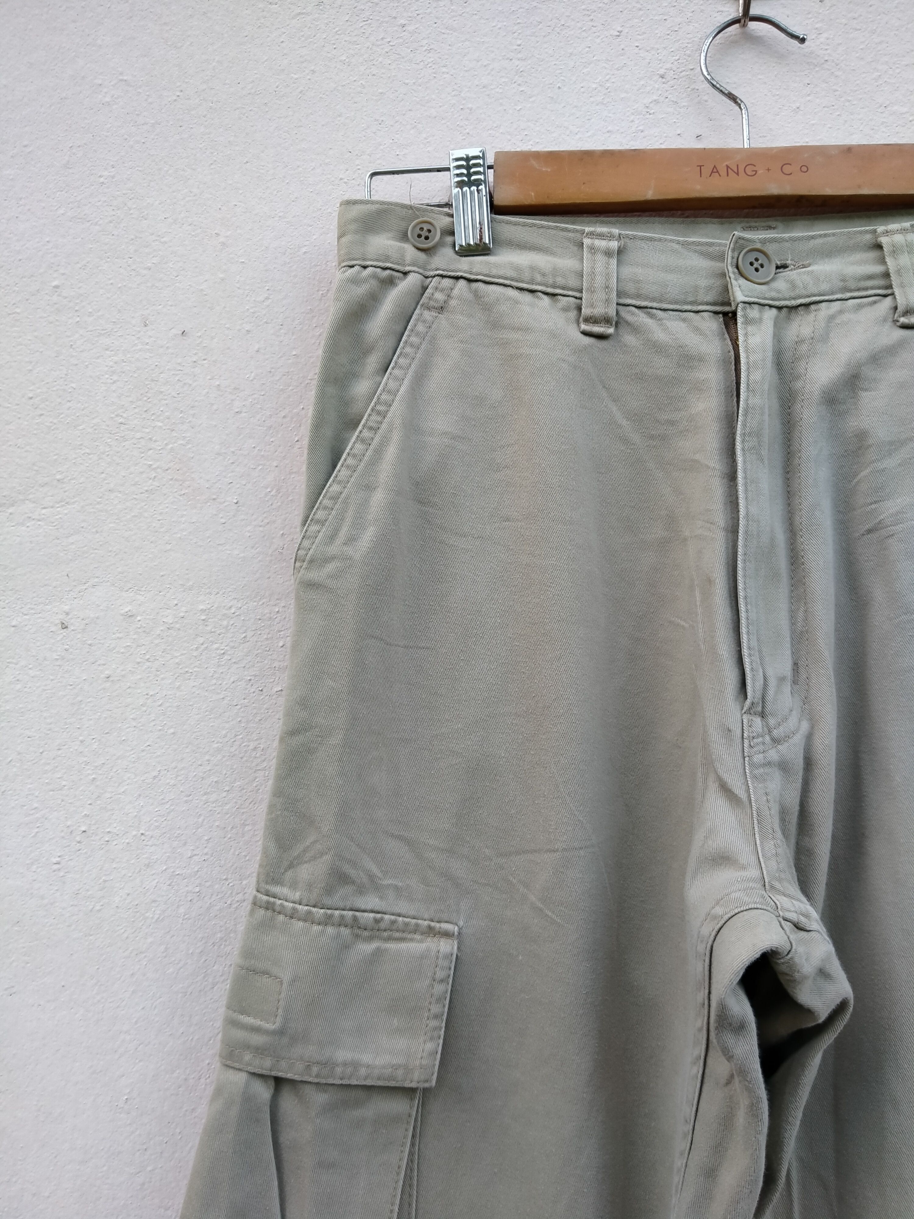 20471120 × Beauty Beast Vintage Super Lovers Rocks Cargo Baggy Trouser Pant Size US 28 / EU 44 - 3 Thumbnail
