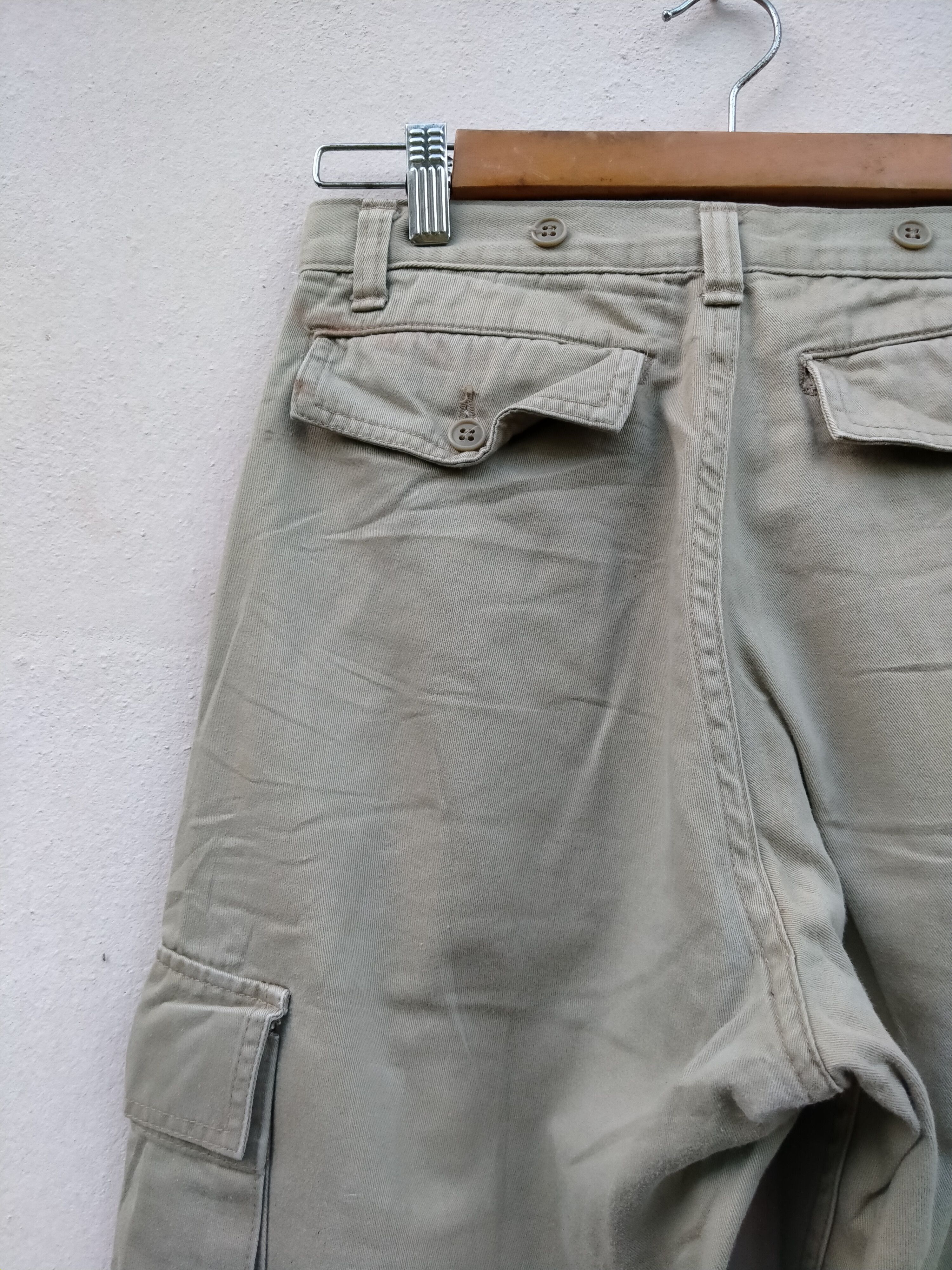 20471120 × Beauty Beast Vintage Super Lovers Rocks Cargo Baggy Trouser Pant Size US 28 / EU 44 - 11 Thumbnail