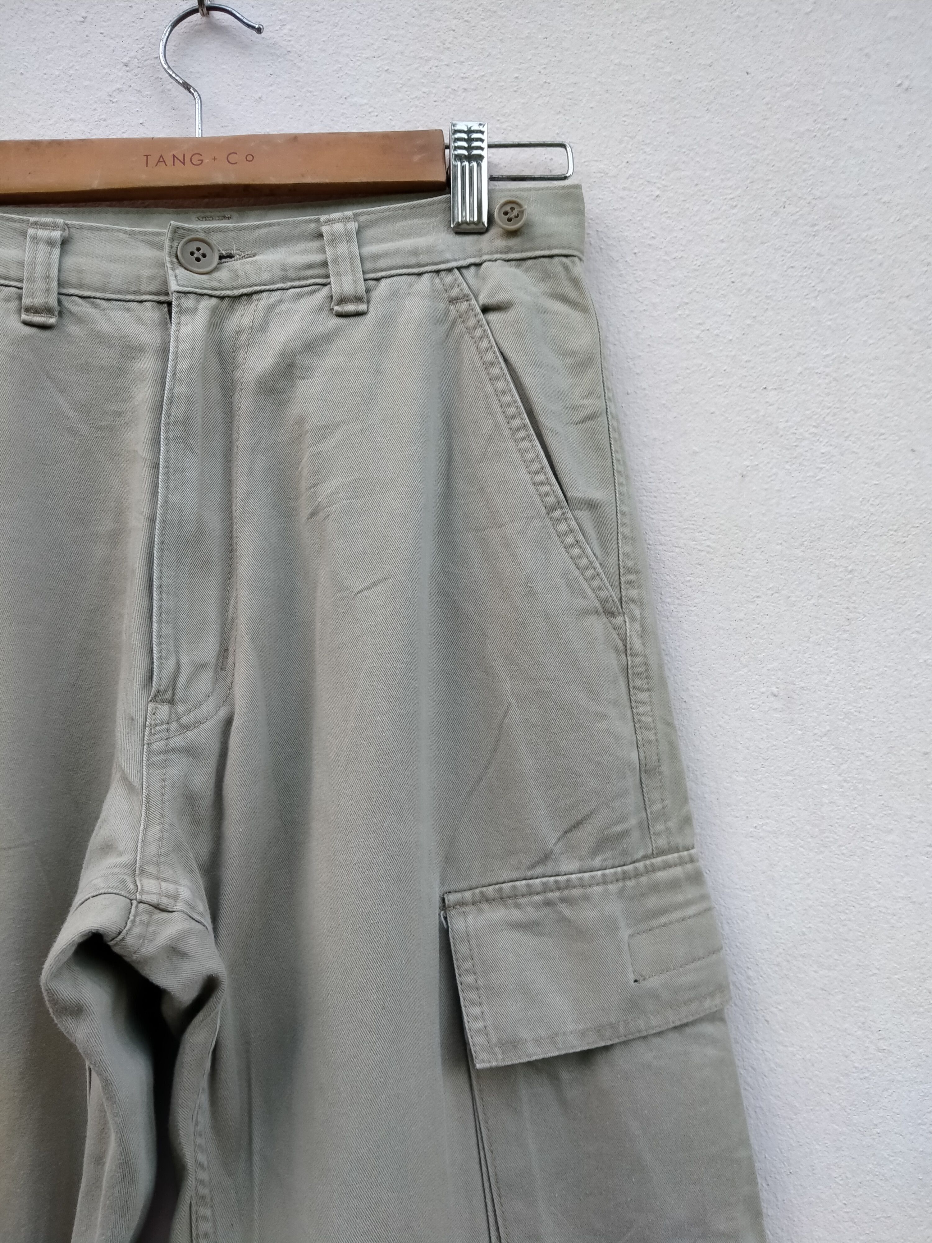 20471120 × Beauty Beast Vintage Super Lovers Rocks Cargo Baggy Trouser Pant Size US 28 / EU 44 - 6 Thumbnail