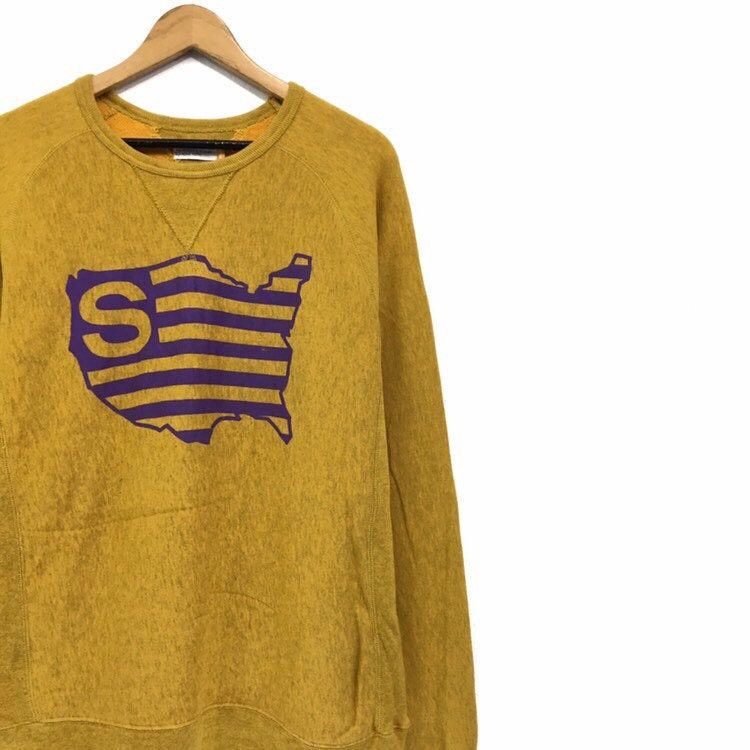 Stussy STUSSY Funky Crewneck Sweatshirt Big Logo Size US L / EU 52-54 / 3 - 4 Thumbnail