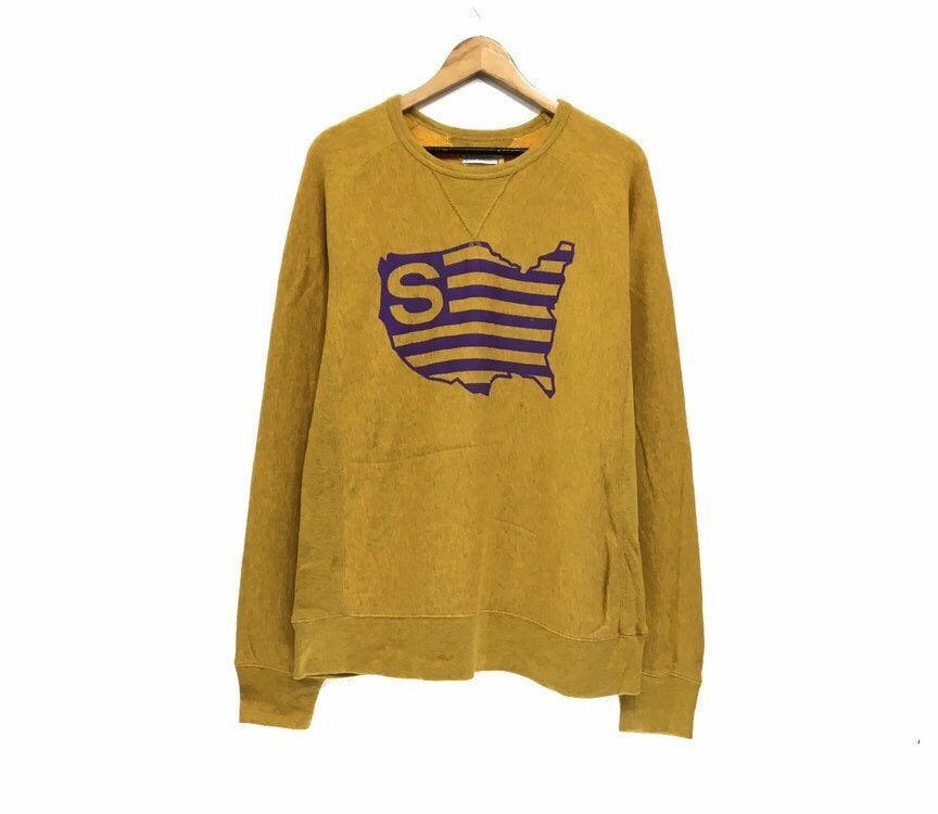 Stussy STUSSY Funky Crewneck Sweatshirt Big Logo Size US L / EU 52-54 / 3 - 1 Thumbnail