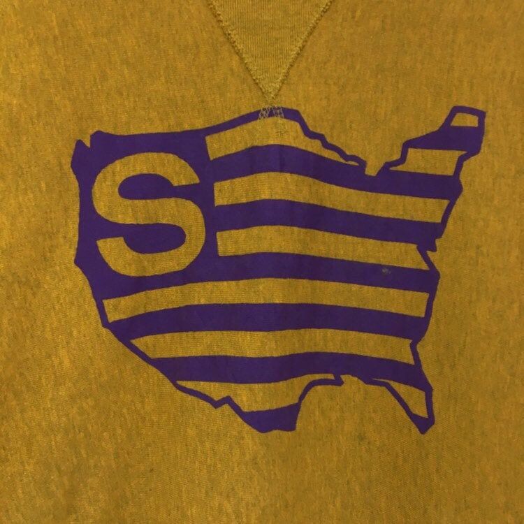 Stussy STUSSY Funky Crewneck Sweatshirt Big Logo Size US L / EU 52-54 / 3 - 6 Thumbnail