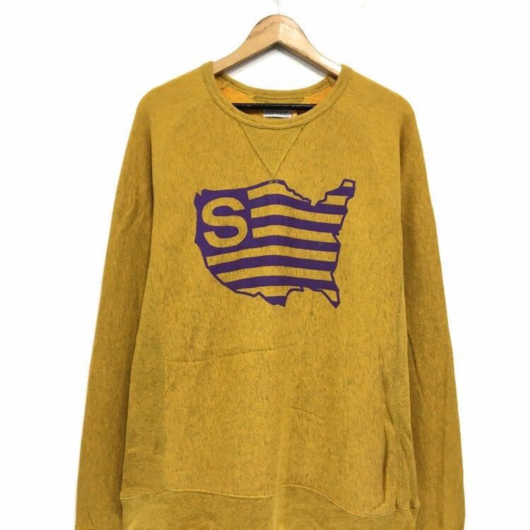 Stussy STUSSY Funky Crewneck Sweatshirt Big Logo Size US L / EU 52-54 / 3 - 3 Thumbnail