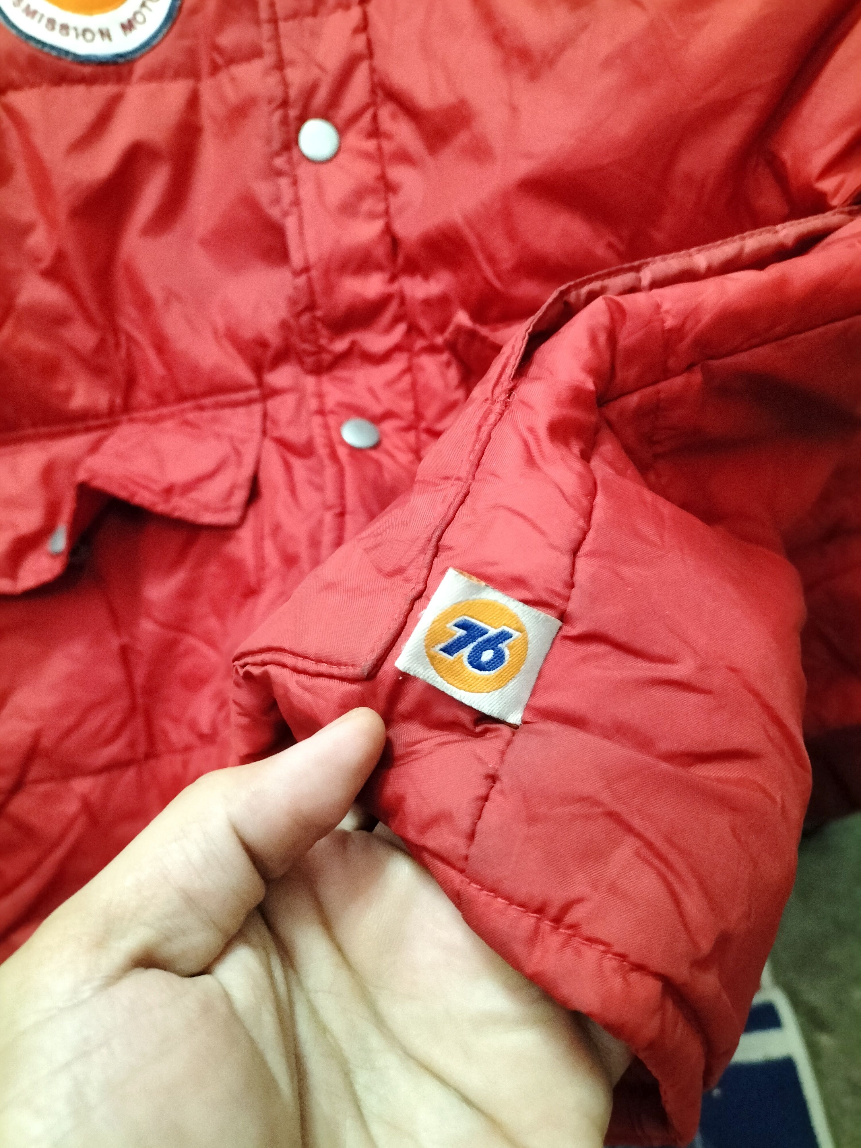 Other Vintage Lubricant 76 union racing oil Puff Bomber Jacket Size US M / EU 48-50 / 2 - 7 Thumbnail