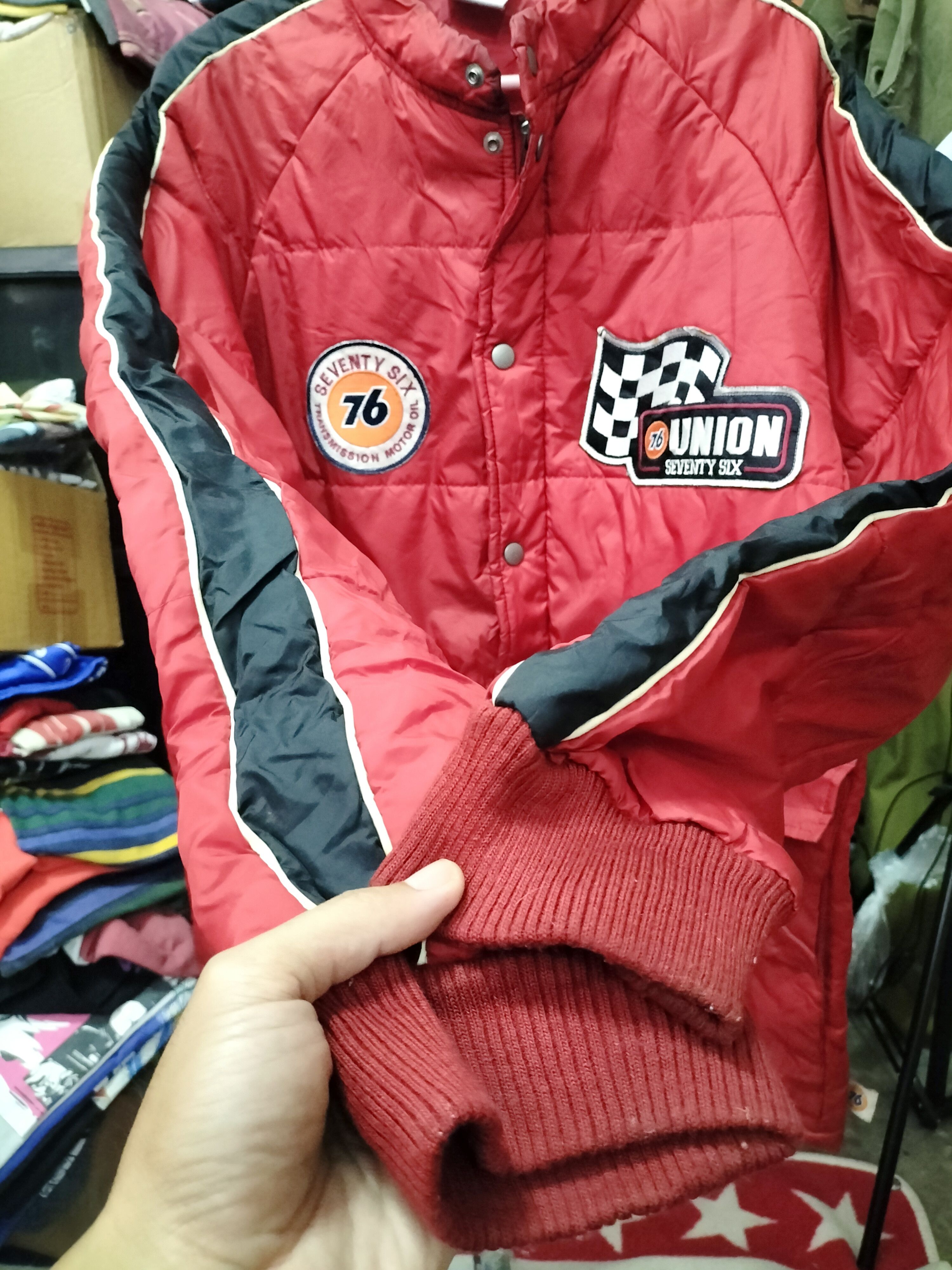 Other Vintage Lubricant 76 union racing oil Puff Bomber Jacket Size US M / EU 48-50 / 2 - 5 Thumbnail
